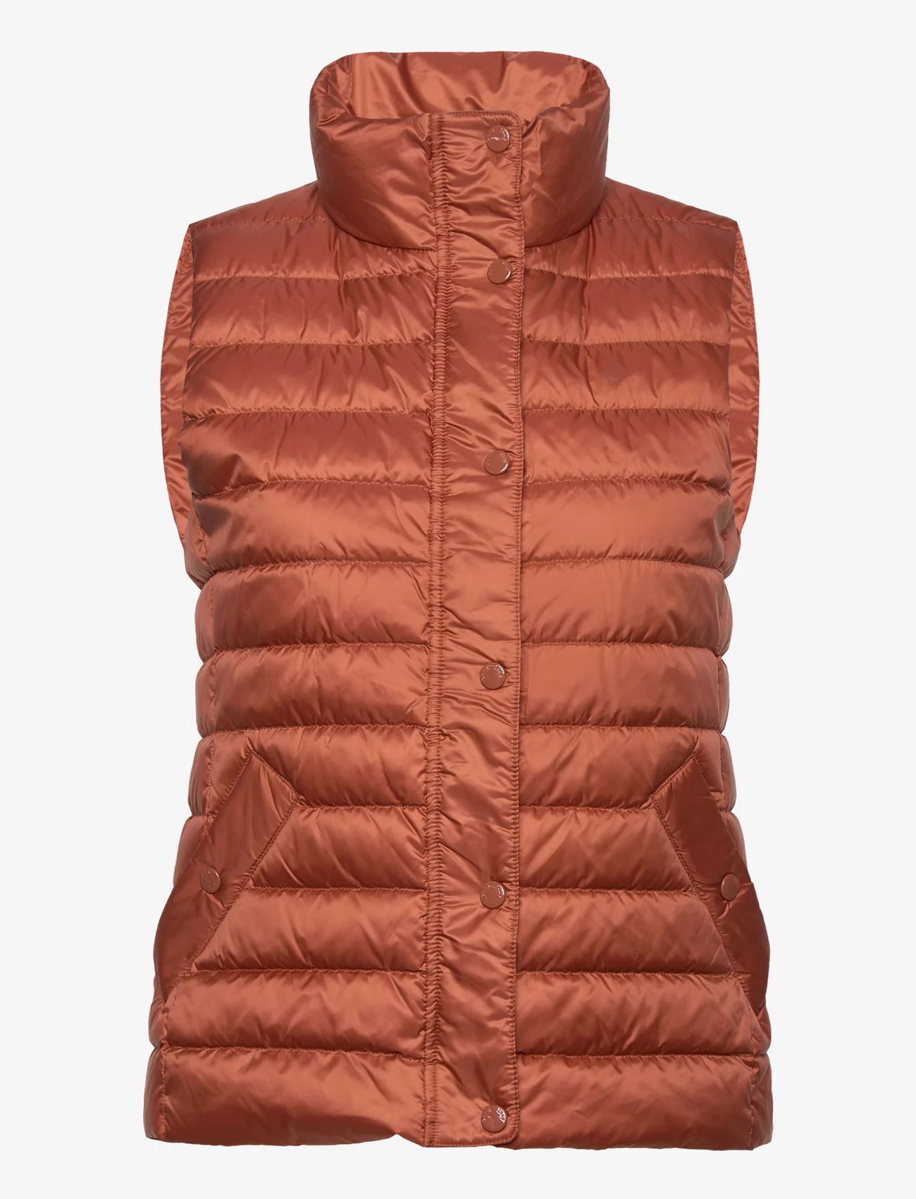 GANT - LIGHT DOWN GILET - polsterētas vestes - light copper - 0