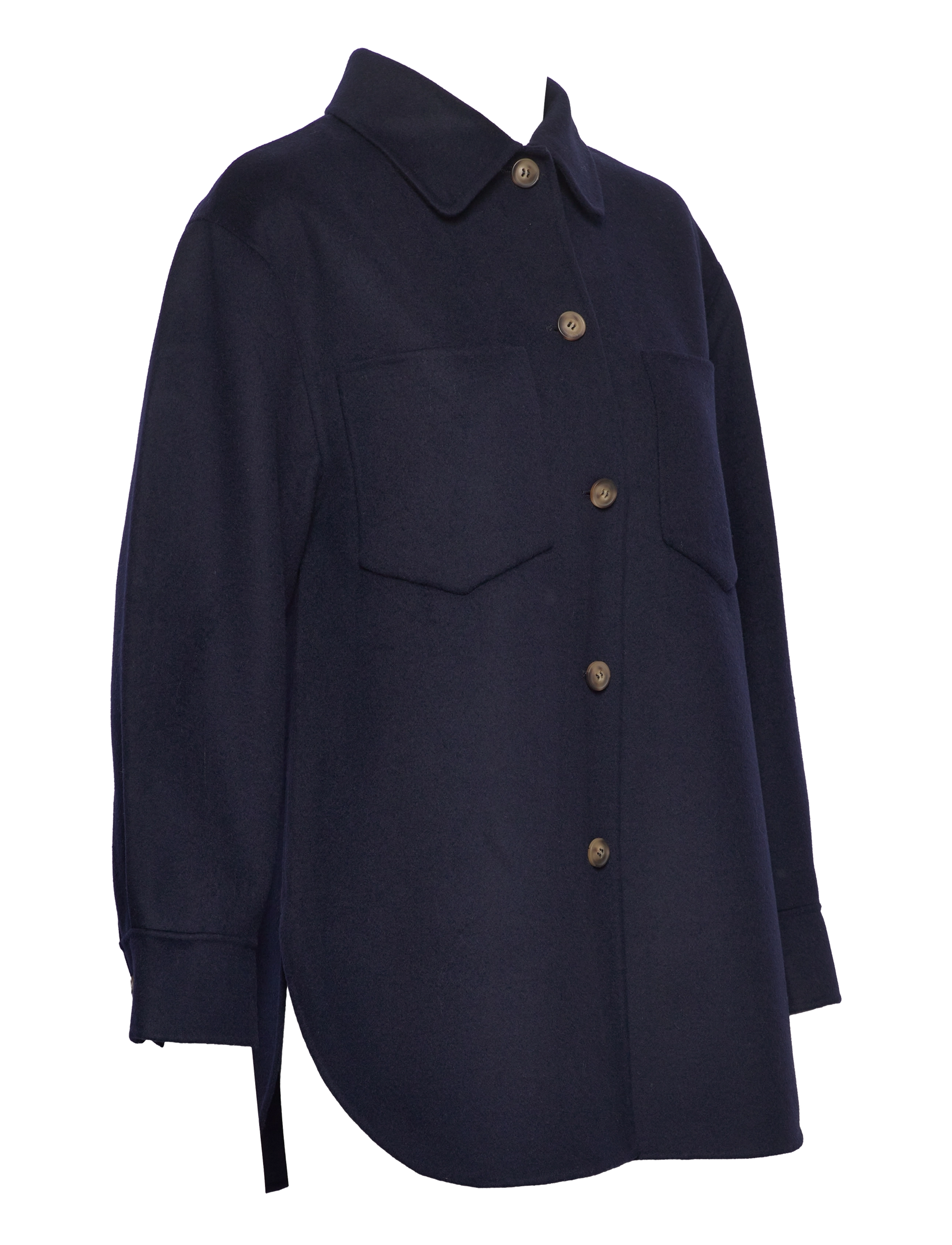 GANT - D2. HANDSTITCHED SHIRT JACKET - evening blue - 3
