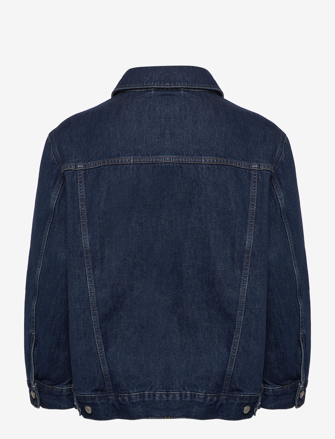 GANT - D2. OVERSIZED DENIM JACKET - dark blue worn in - 1