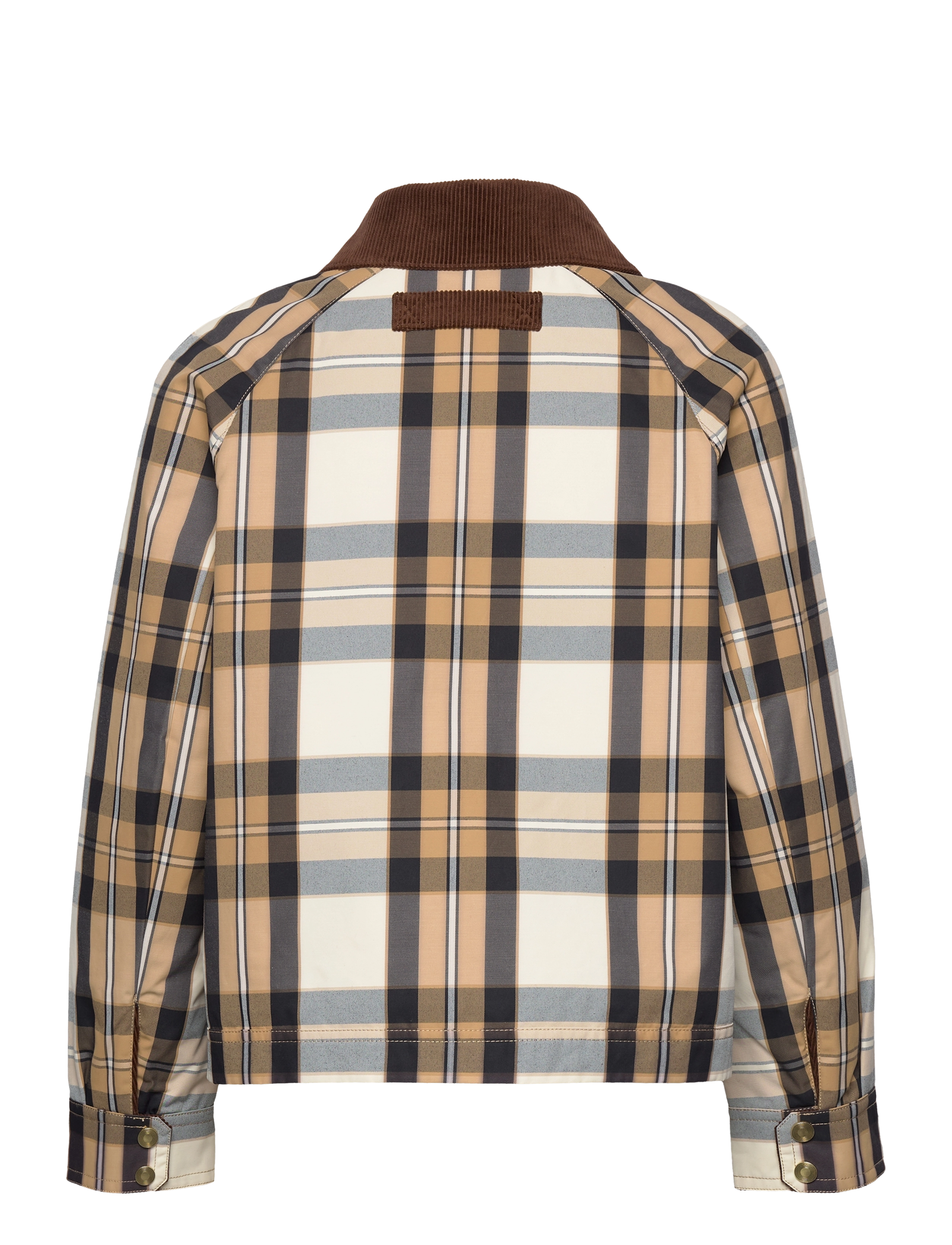 GANT - D1. CHECKED CROPPED JACKET - linen - 1