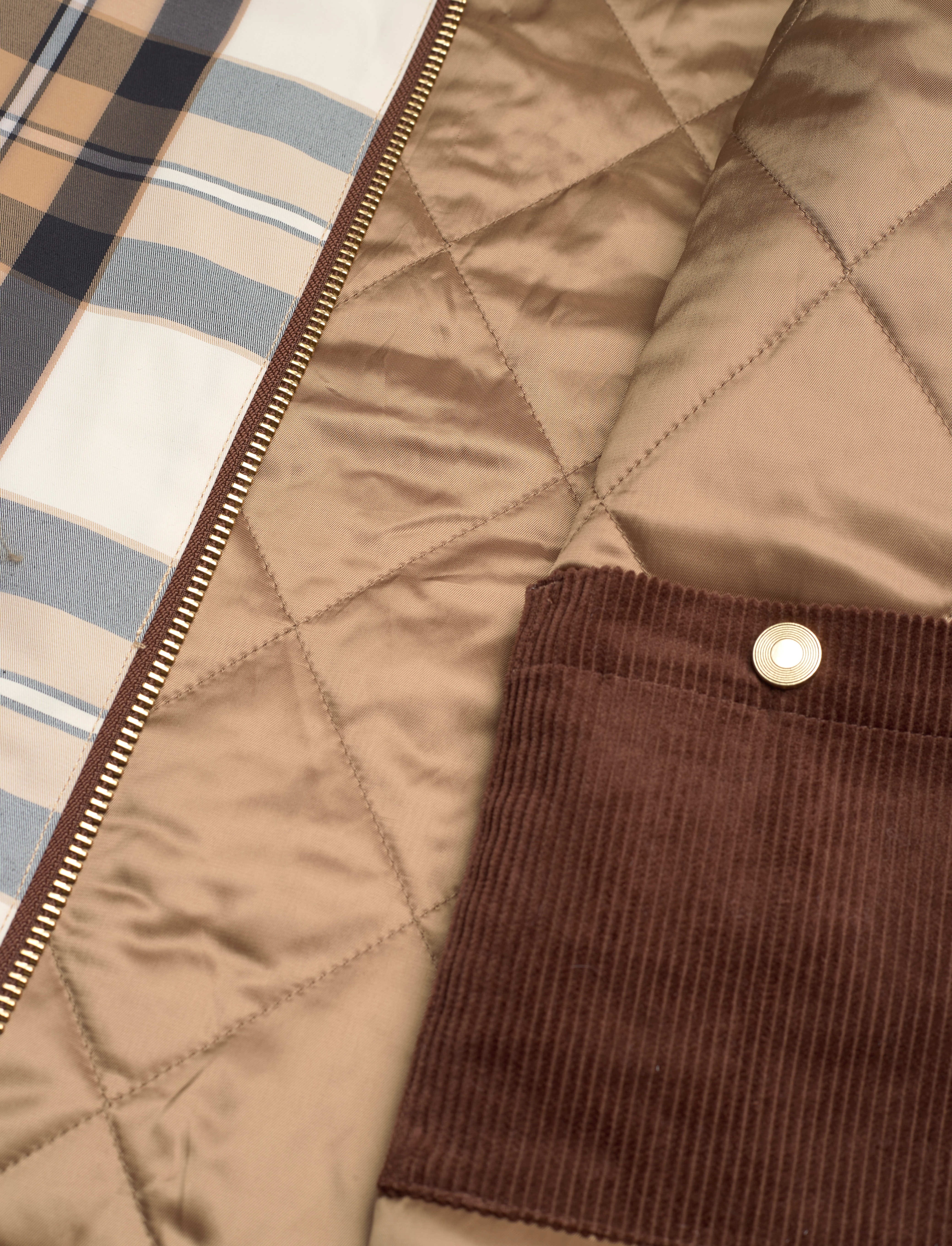GANT - D1. CHECKED CROPPED JACKET - linen - 4