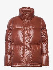 GANT - D1. CROPPED DOWN JACKET - winter jackets - cocoa bean - 0