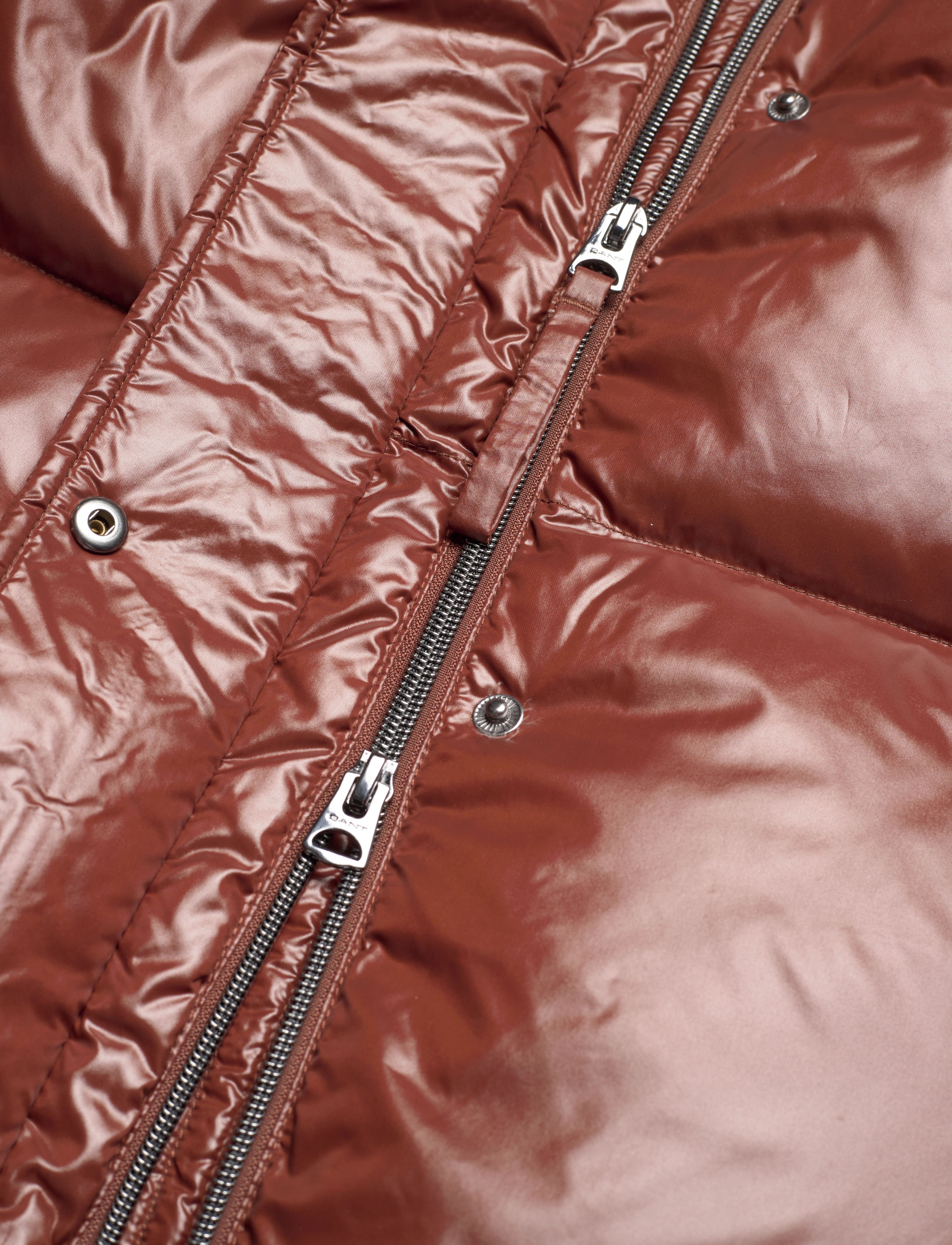 GANT - D1. CROPPED DOWN JACKET - cocoa bean - 4