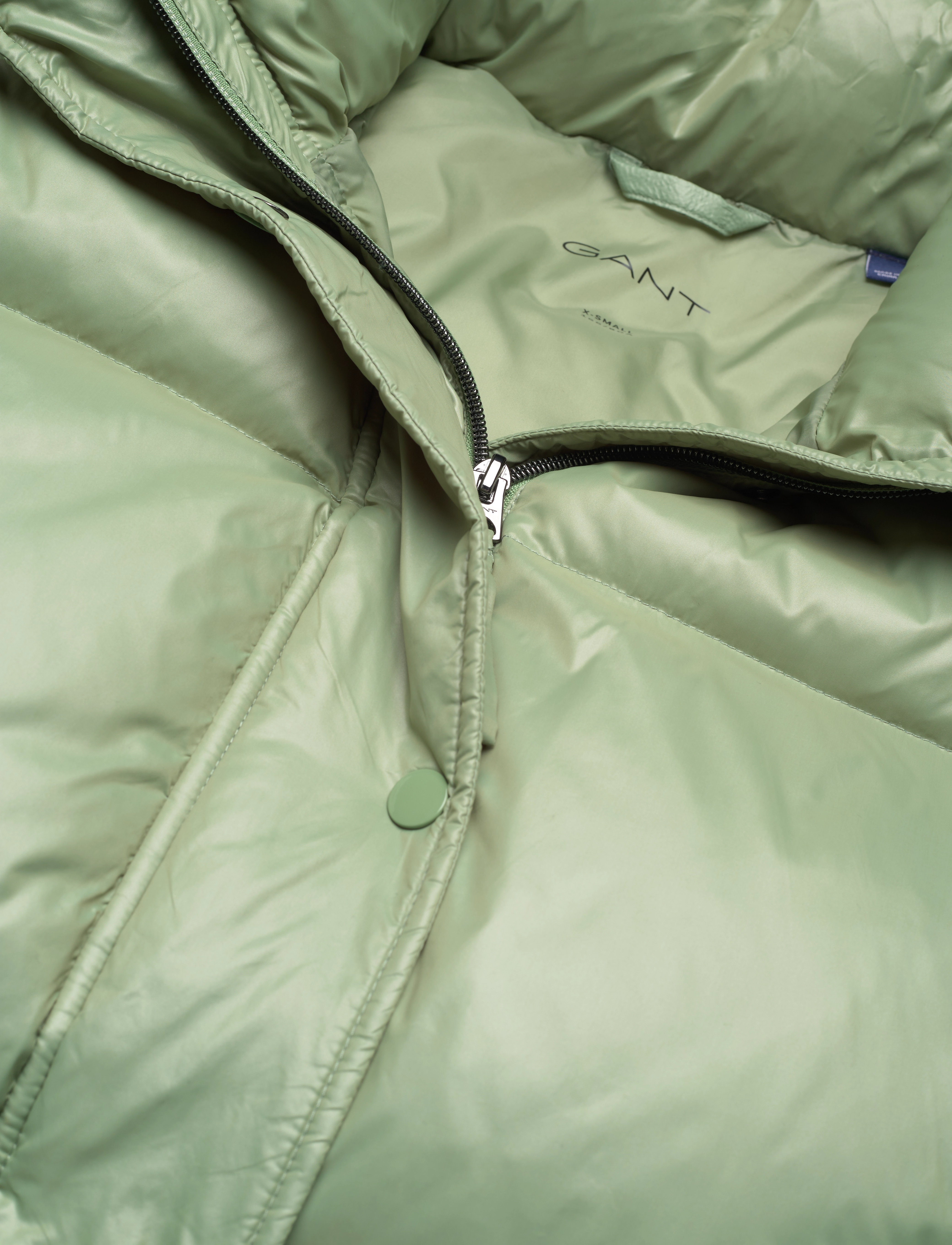 GANT - D1. CROPPED DOWN JACKET - kalamata green - 2