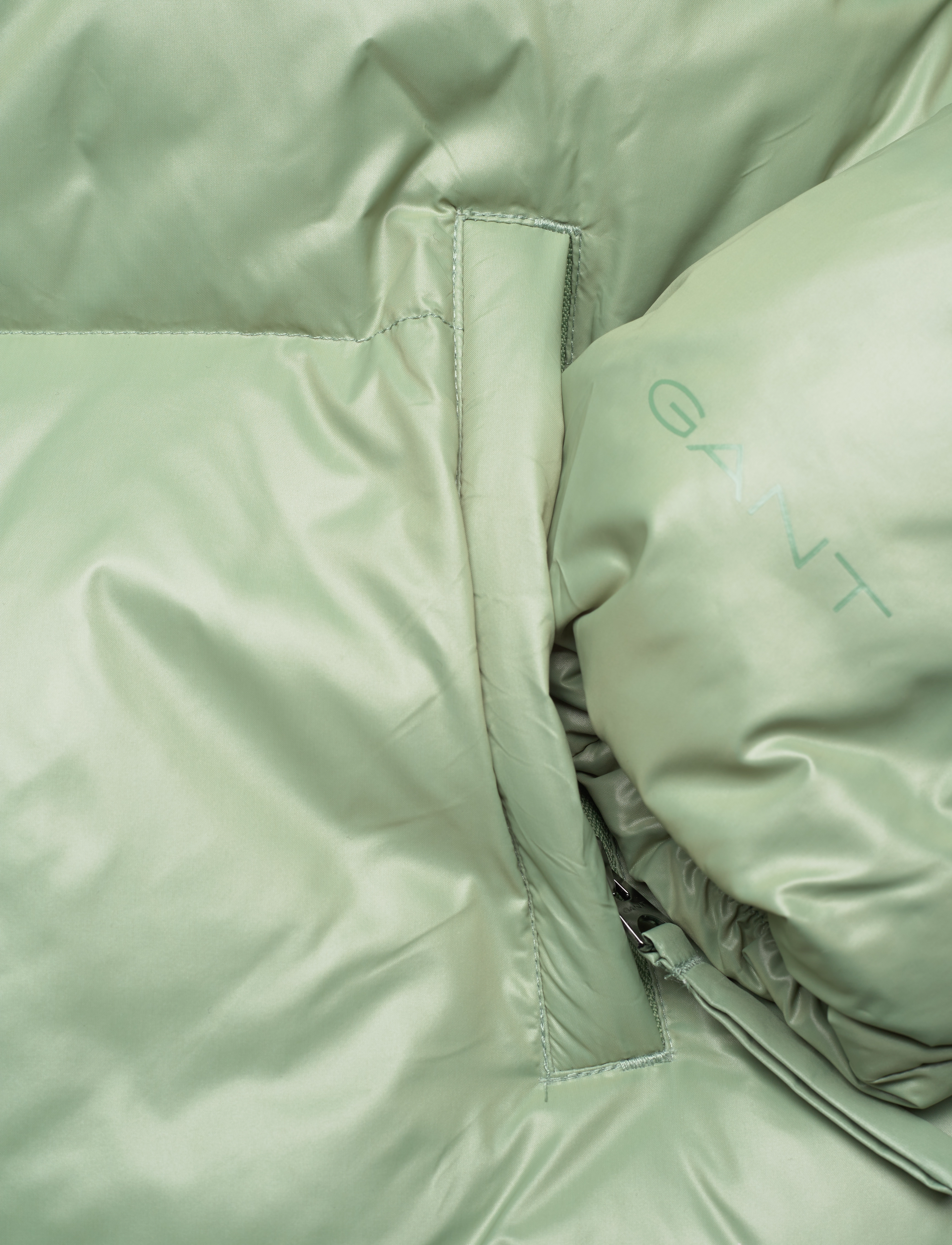 GANT - D1. CROPPED DOWN JACKET - kalamata green - 3