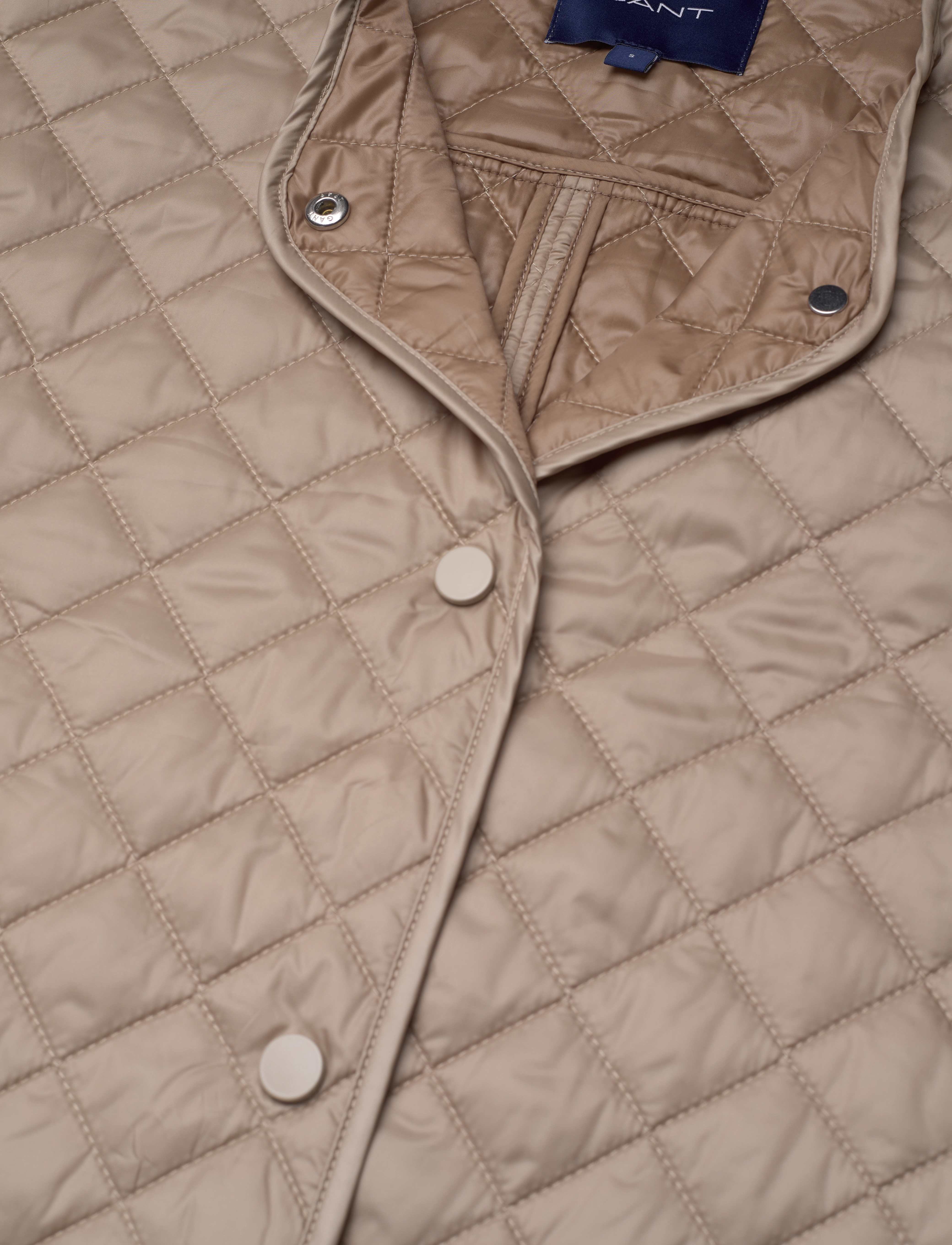GANT - D2. QUILTED JACKET - concrete beige - 2