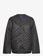 GANT - D2. QUILTED JACKET - pavasarinės striukės - ebony black - 0