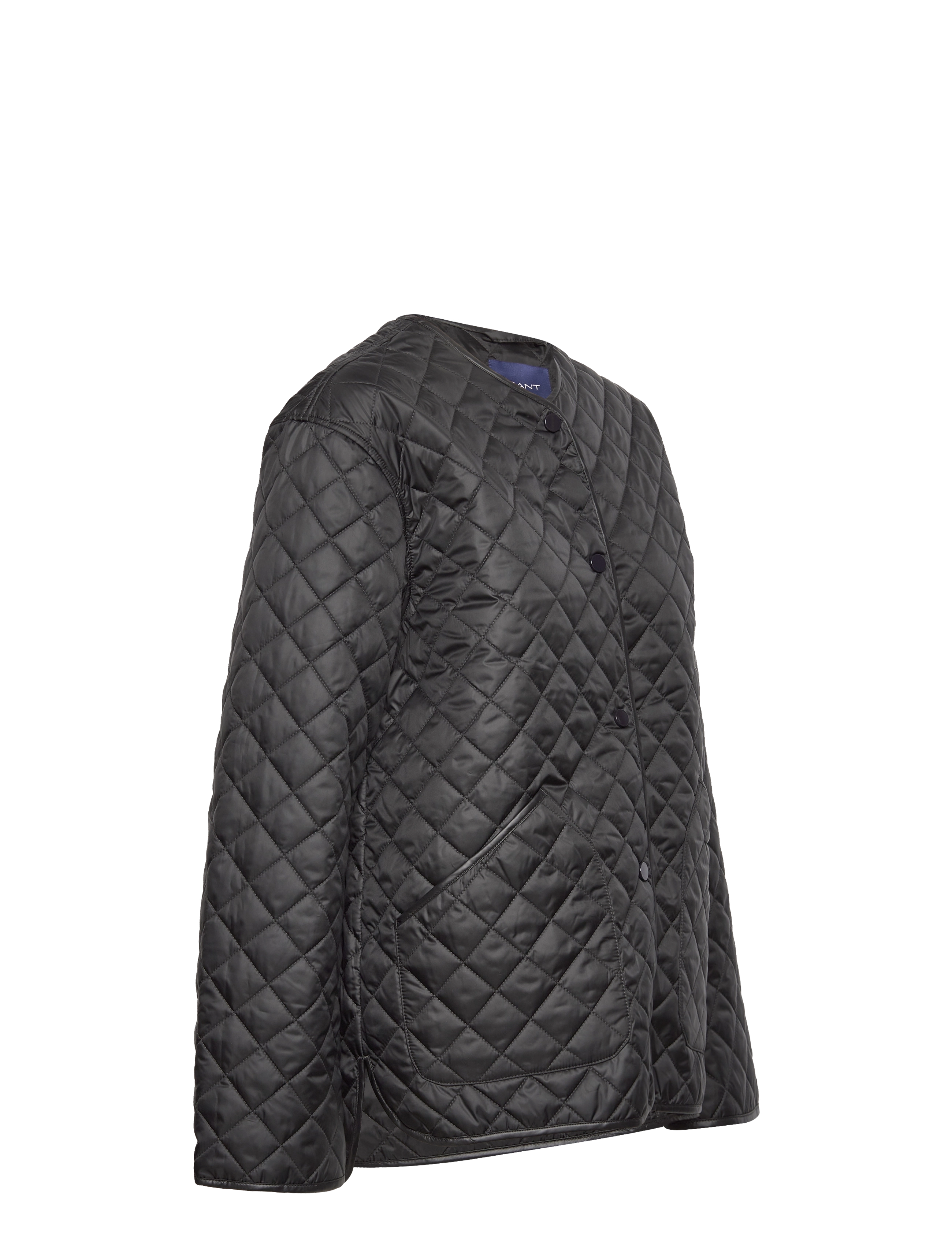 GANT - D2. QUILTED JACKET - ebony black - 2