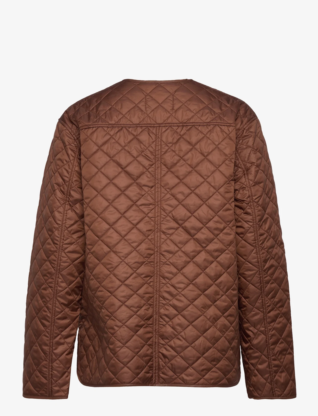 GANT - D2. QUILTED JACKET - quilted jakker - mahogany brown - 1