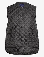 QUILTED VEST - EBONY BLACK