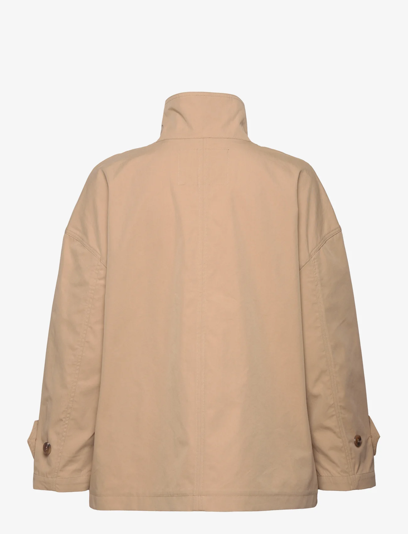 GANT - UNLINED COTTON JACKET - spring jackets - dark khaki - 1