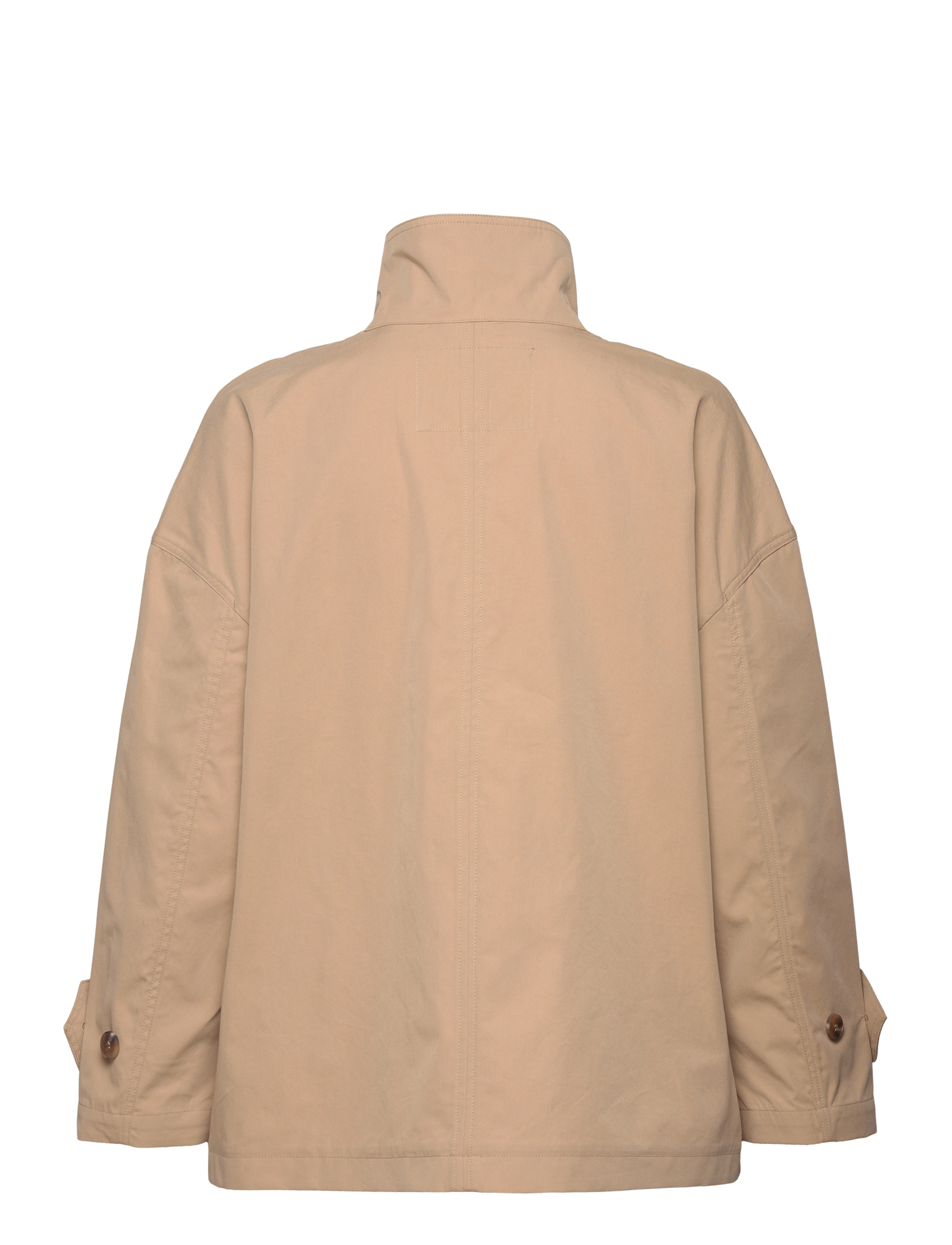 GANT - UNLINED COTTON JACKET - dark khaki - 1
