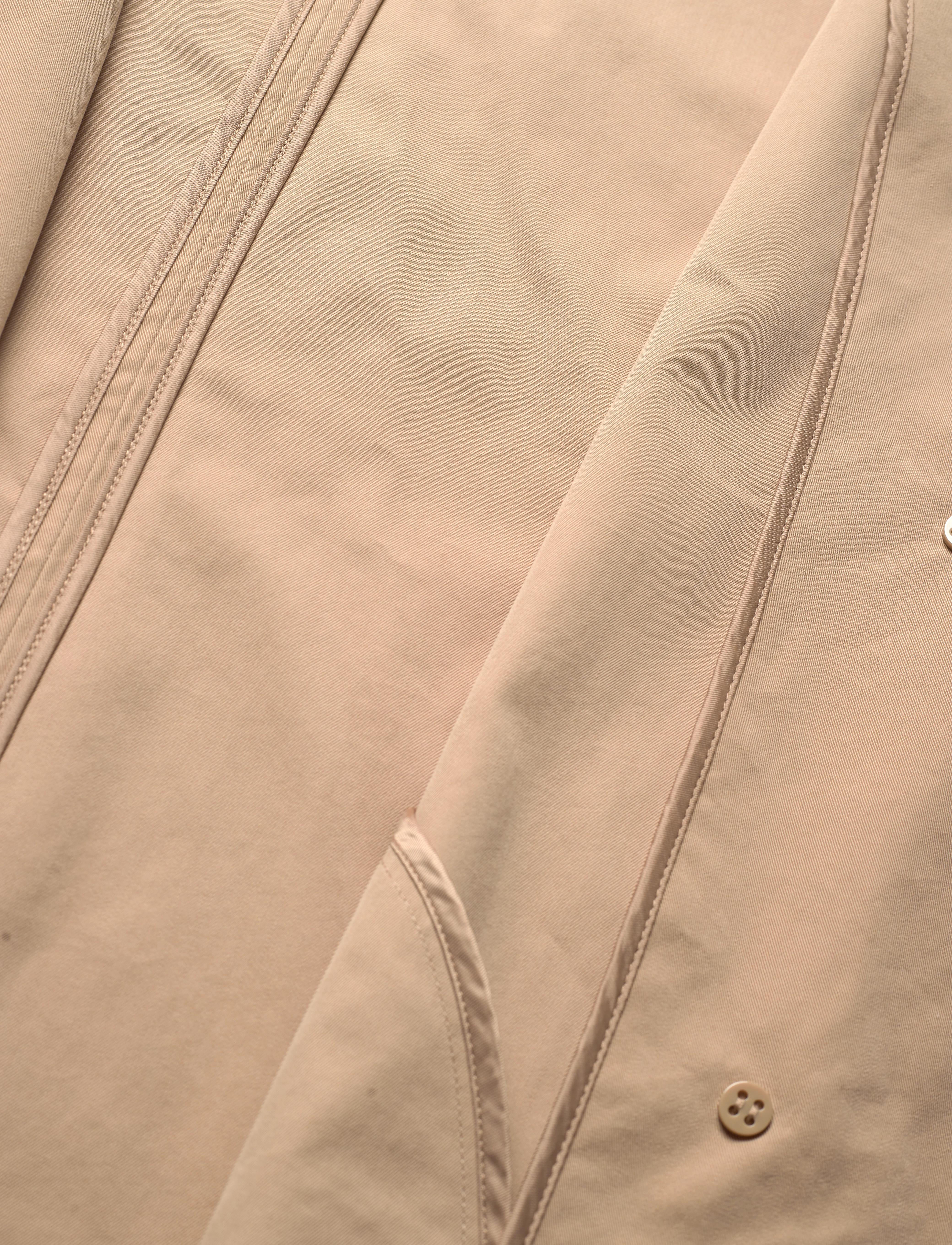 GANT - UNLINED COTTON JACKET - dark khaki - 4