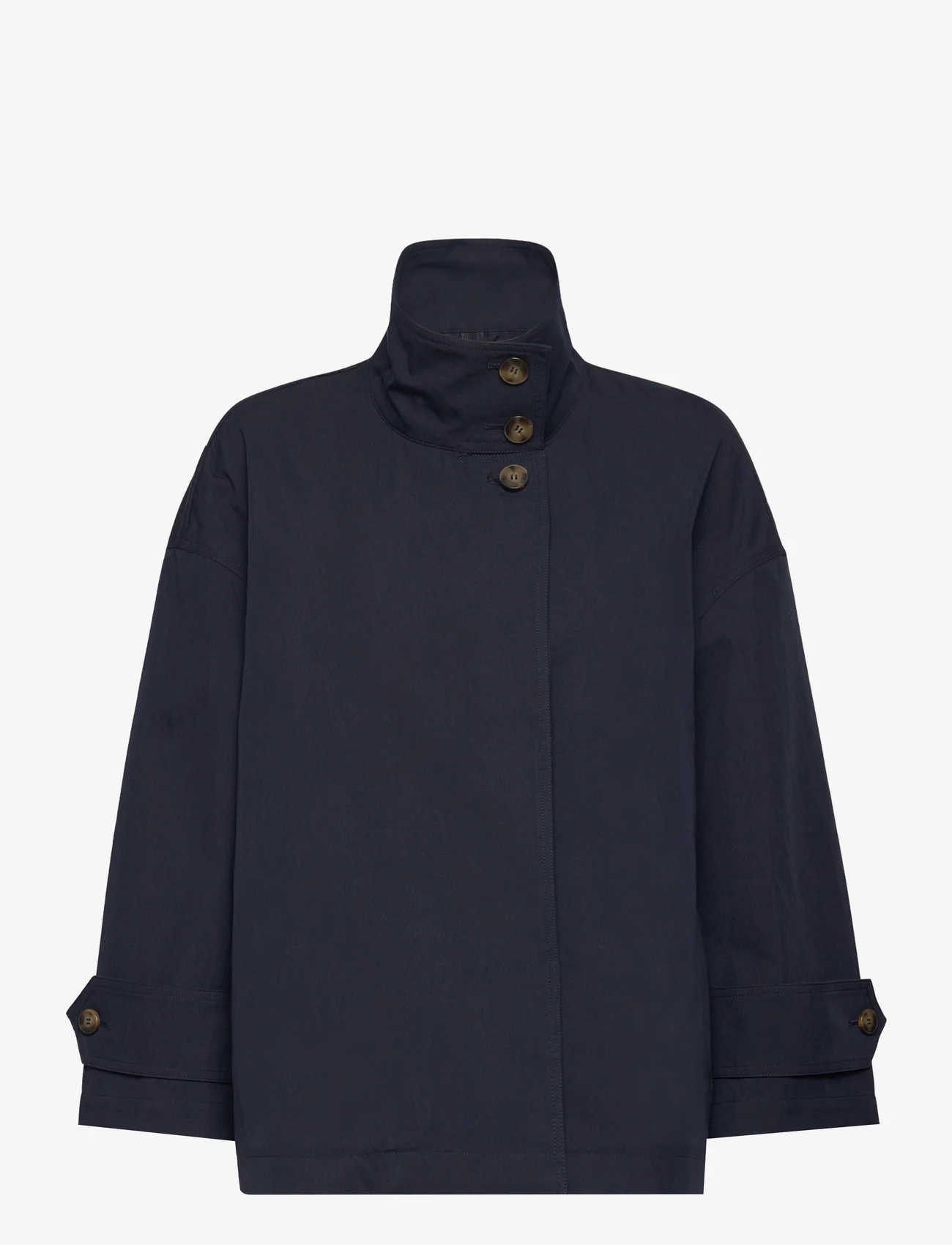 GANT - UNLINED COTTON JACKET - spring jackets - evening blue - 0
