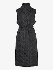 GANT - LONG QUILTED VEST - tepitud vestid - ebony black - 0