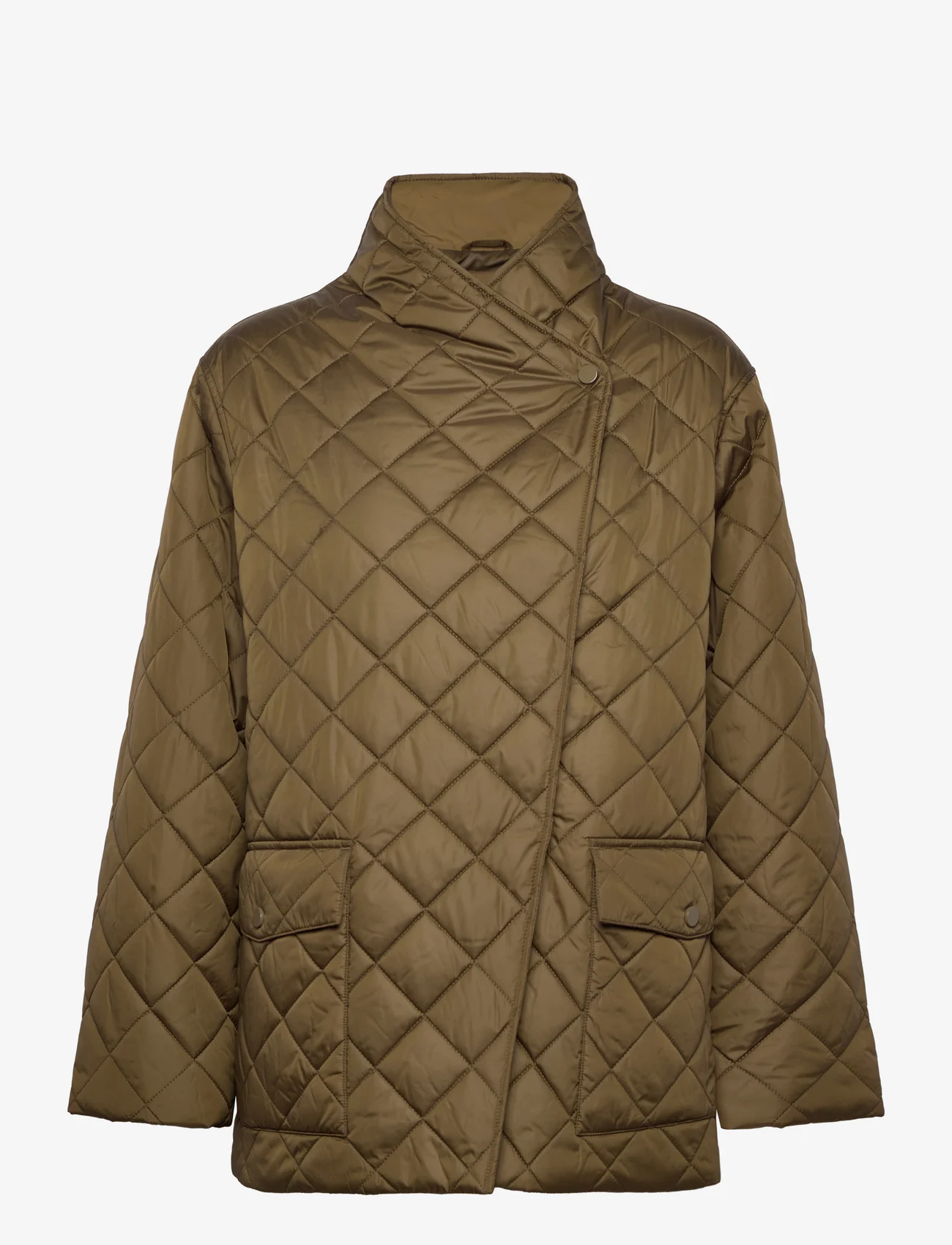 GANT - QUILTED JACKET - quilted jackets - dark cactus - 0
