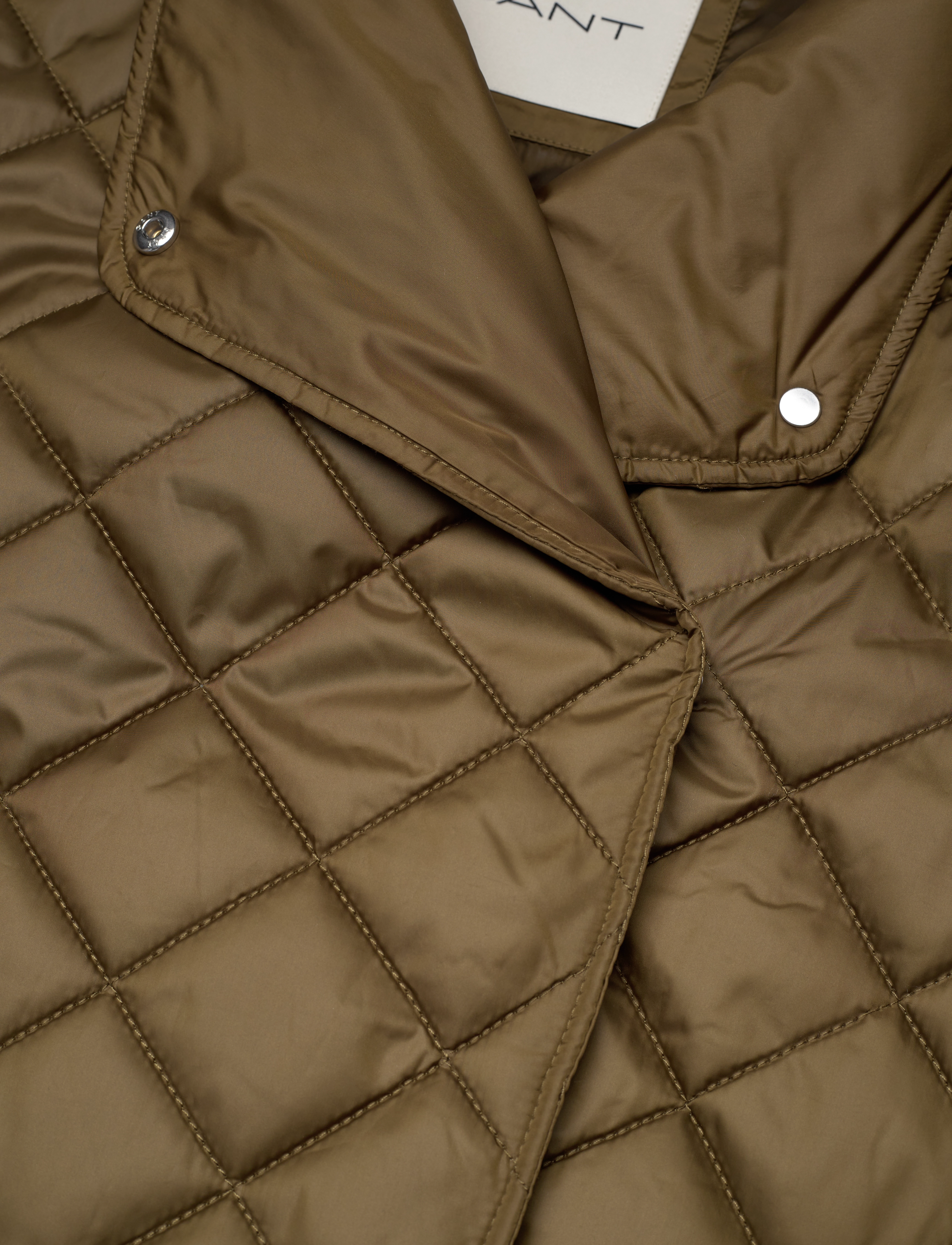 GANT - QUILTED JACKET - dark cactus - 2