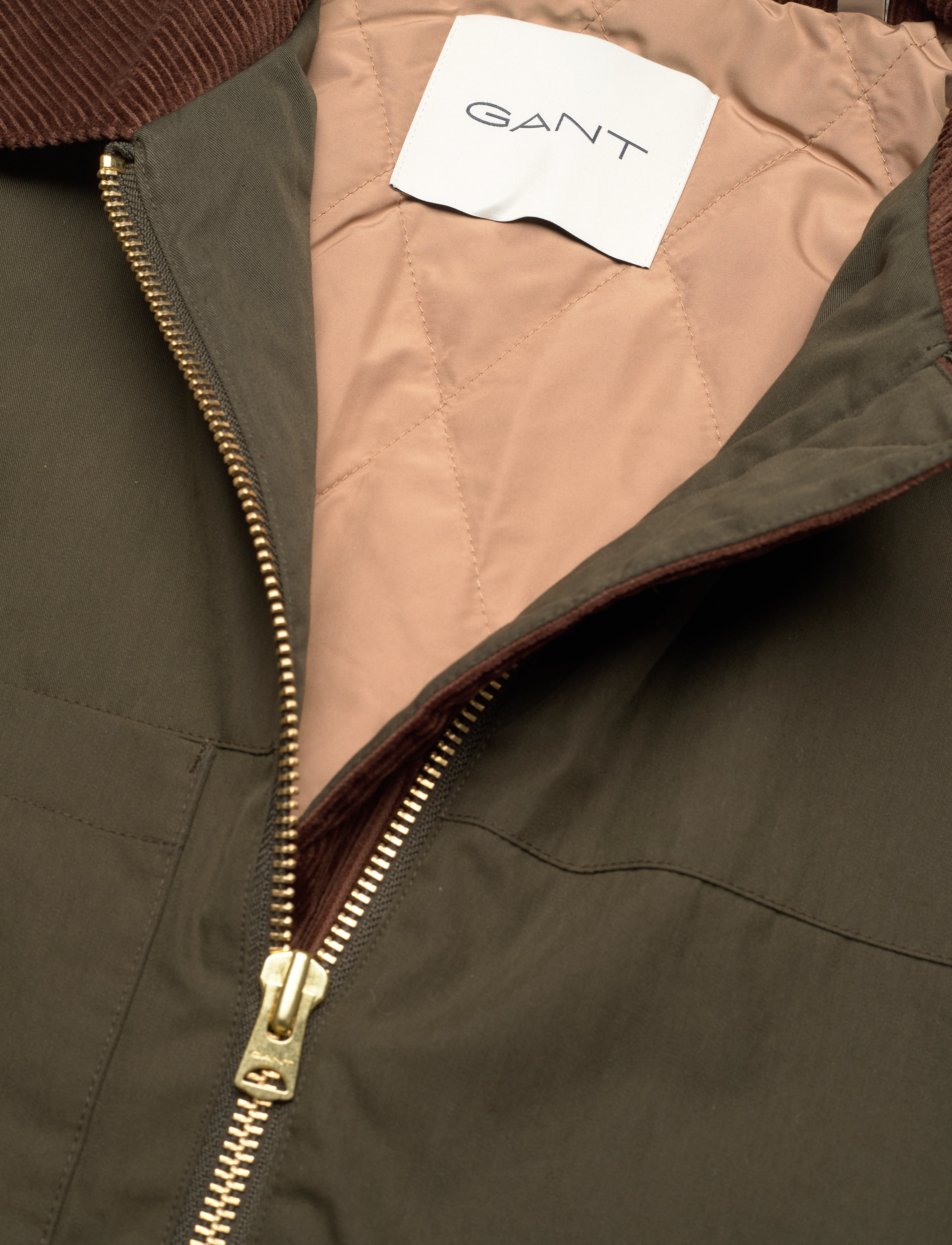 GANT - WAXED MID LENGTH JACKET - dark cactus - 2