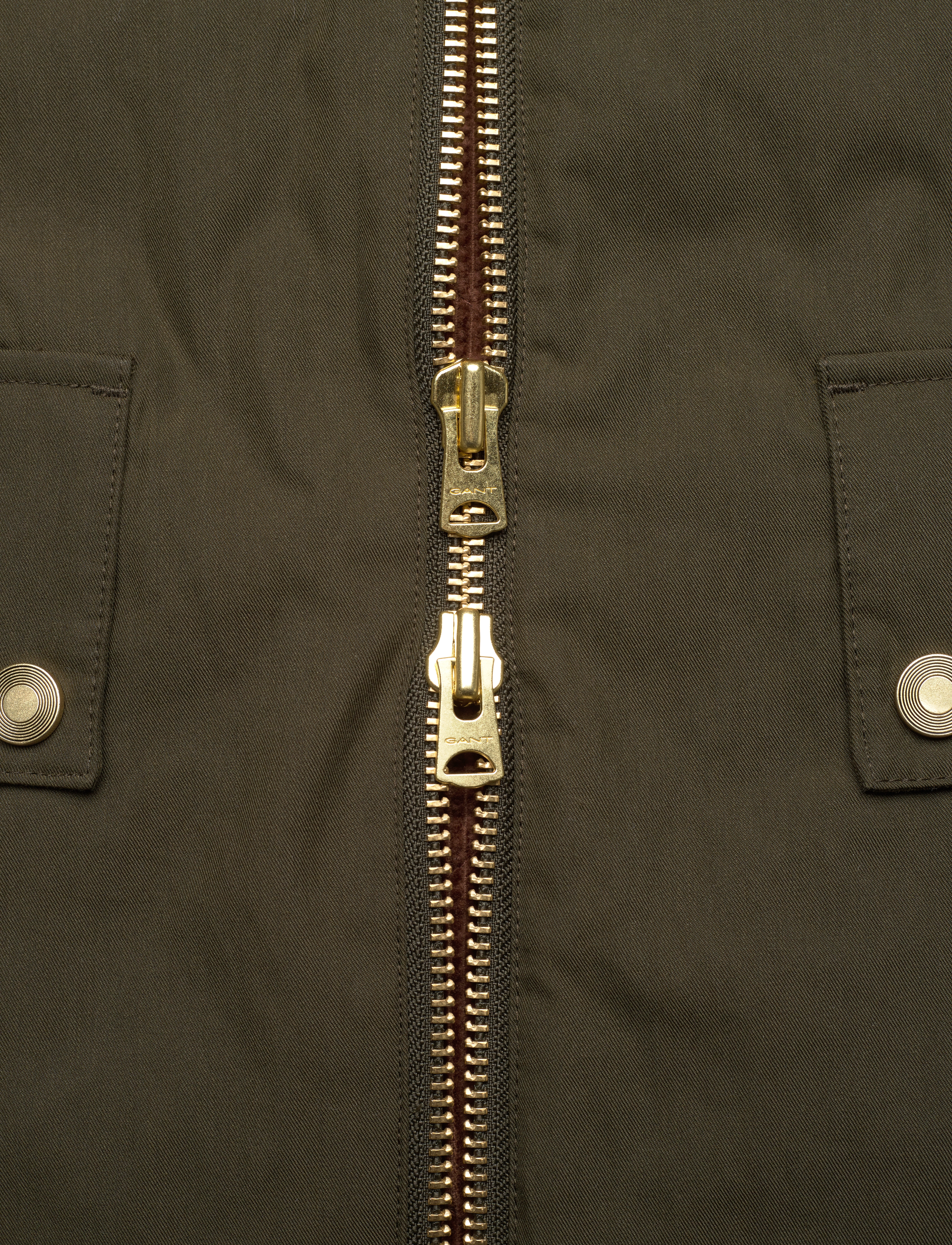 GANT - WAXED MID LENGTH JACKET - dark cactus - 3