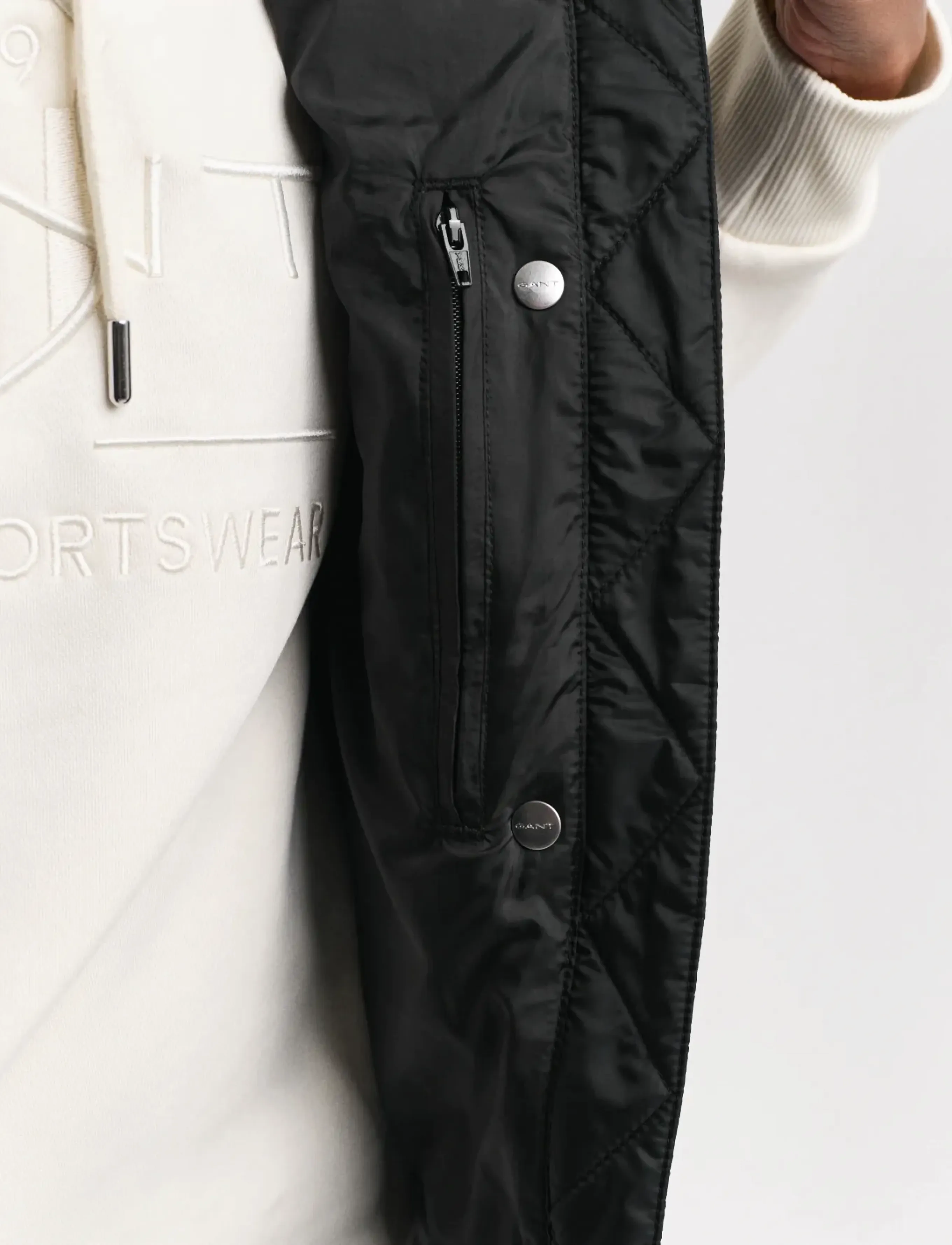 Gant - LIGHT DOWN VEST - frühlingsjacken - black - 3