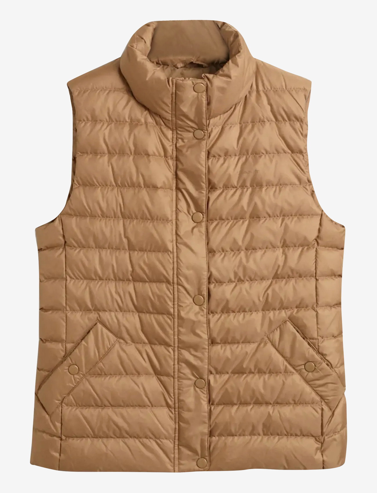 GANT - LIGHT DOWN VEST - forårsjakker - warm khaki - 1