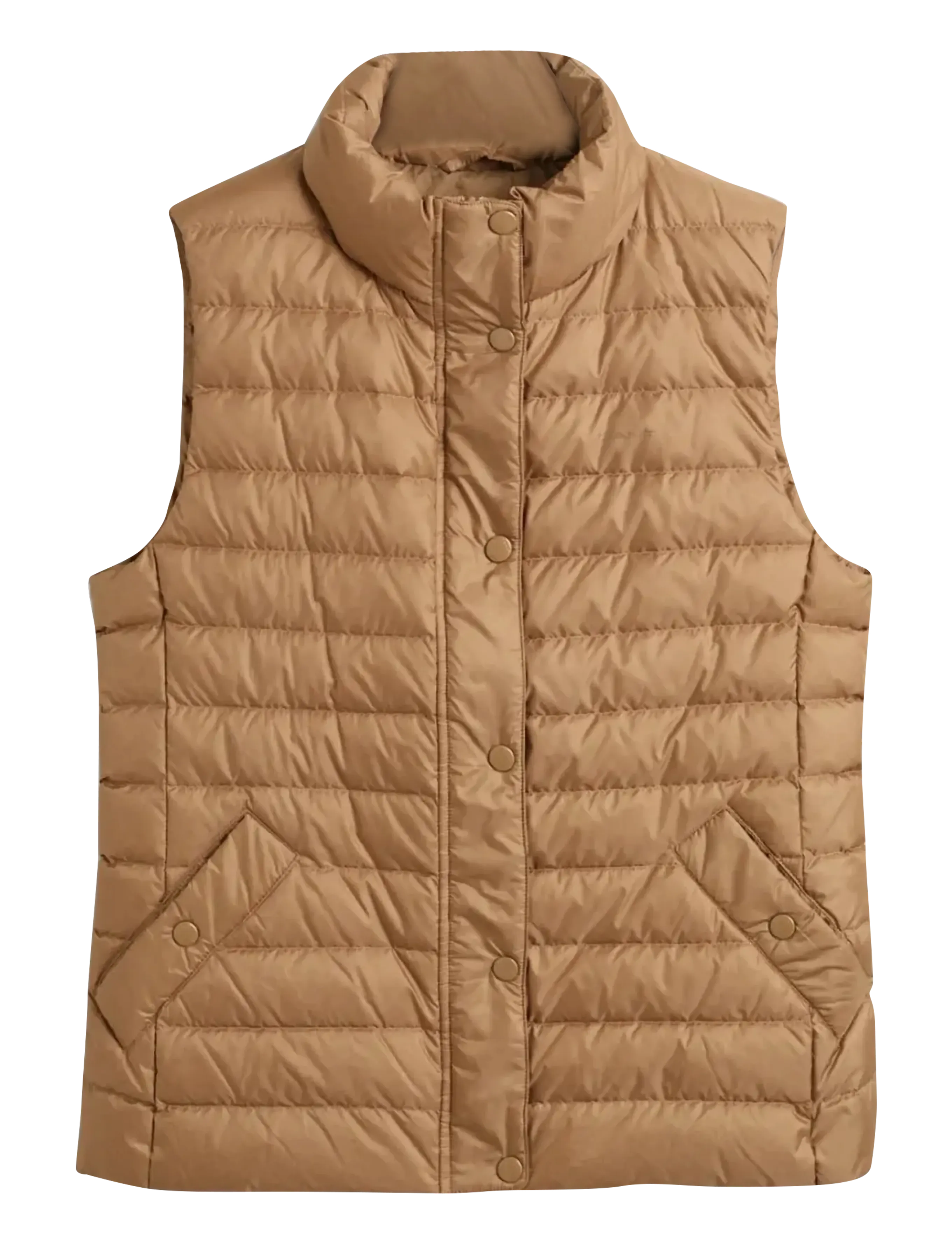 GANT LIGHT DOWN VEST - Vadderade västar - WARM KHAKI / beige