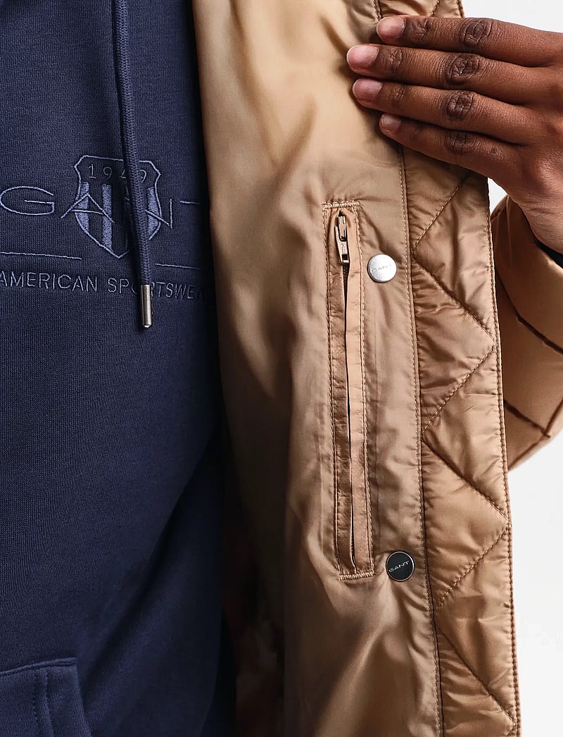 Gant - LIGHT DOWN JACKET - winterjacken - warm khaki - 4