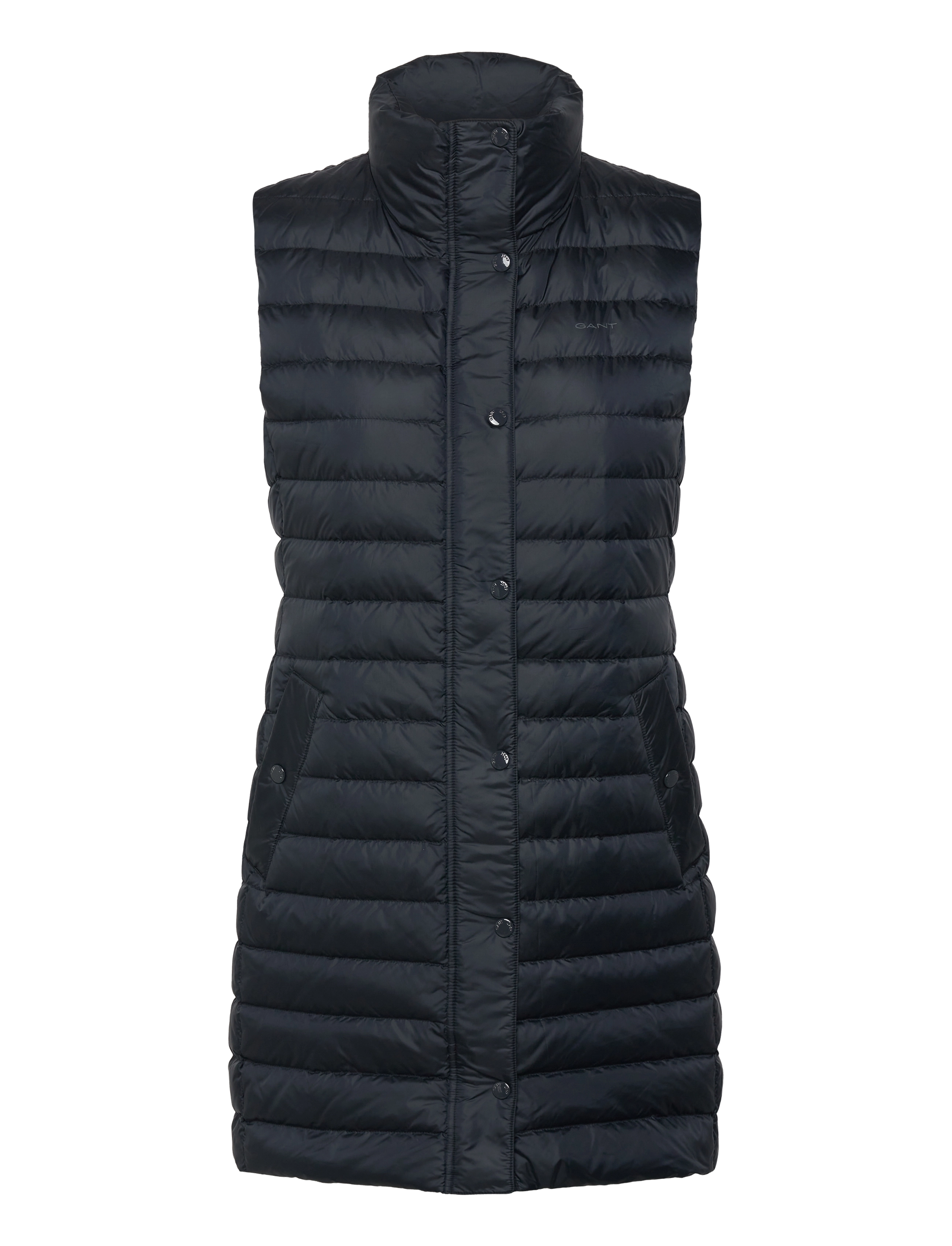 GANT - LIGHT DOWN LONG VEST - black - 1