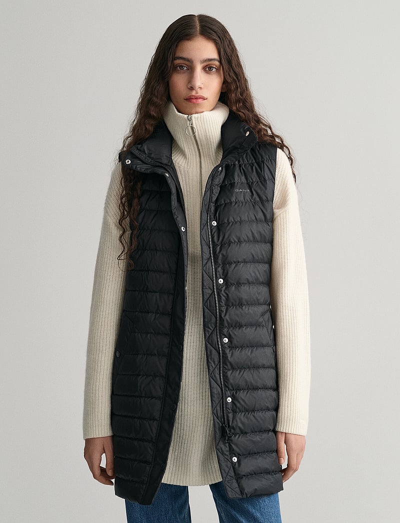 GANT Light Down Long Vest (GCL4700282) Puffer vests