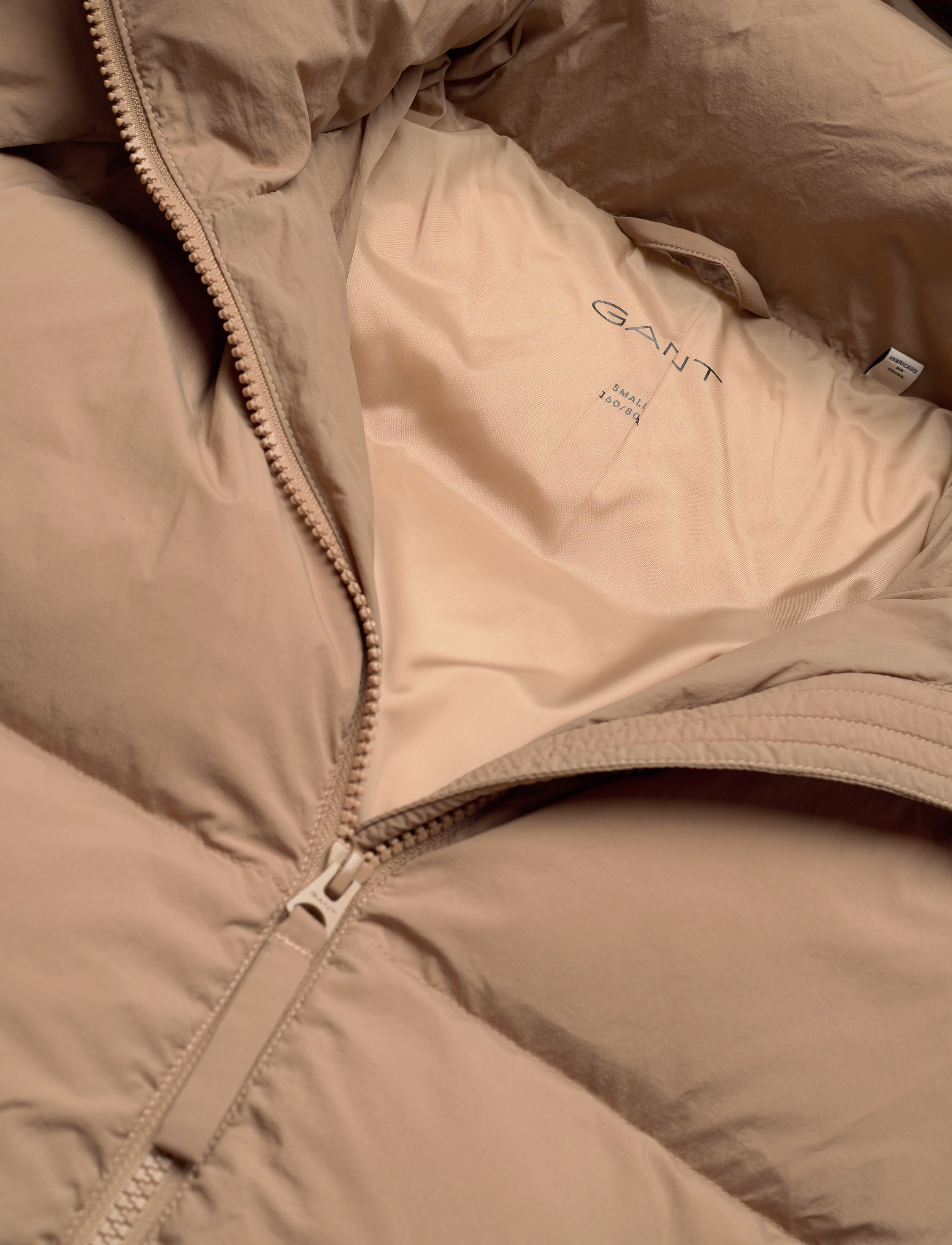 Gant - SHORT DOWN JACKET - fôrede jakker - warm khaki - 2