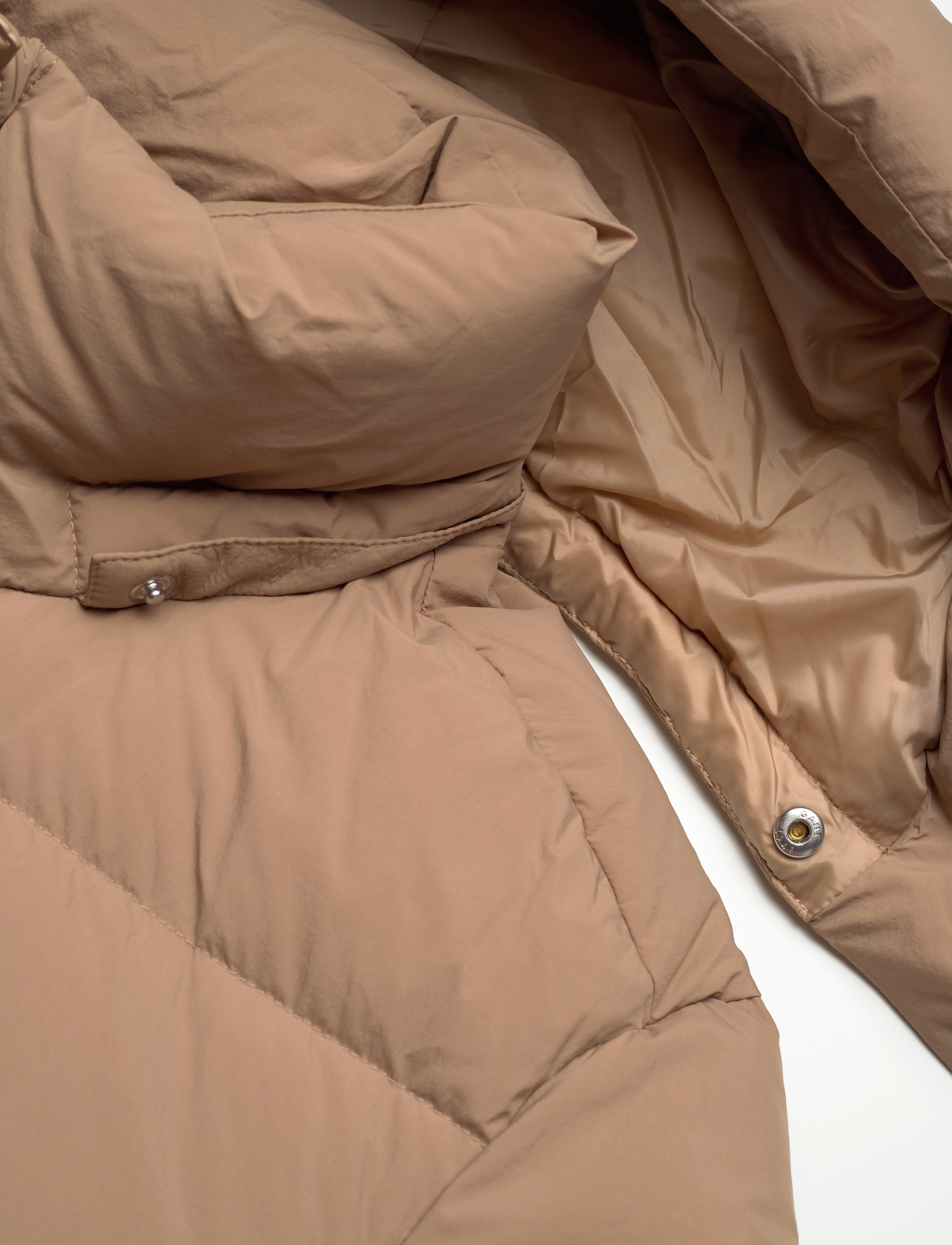 Gant - SHORT DOWN JACKET - fôrede jakker - warm khaki - 3