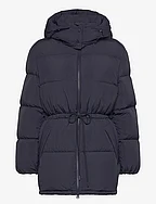 MID LENGTH DOWN JACKET - EVENING BLUE