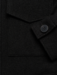 GANT - BOUCLE ZIP JACKET - vakarėlių drabužiai išparduotuvių kainomis - ebony black - 3