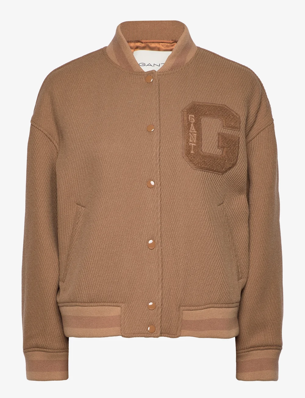 Khaki 2025 varsity jacket