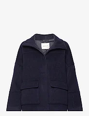 GANT - CROPPED WOOL JACKET - wool jackets - evening blue - 0
