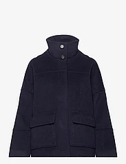 GANT - CROPPED WOOL JACKET - wool jackets - evening blue - 1