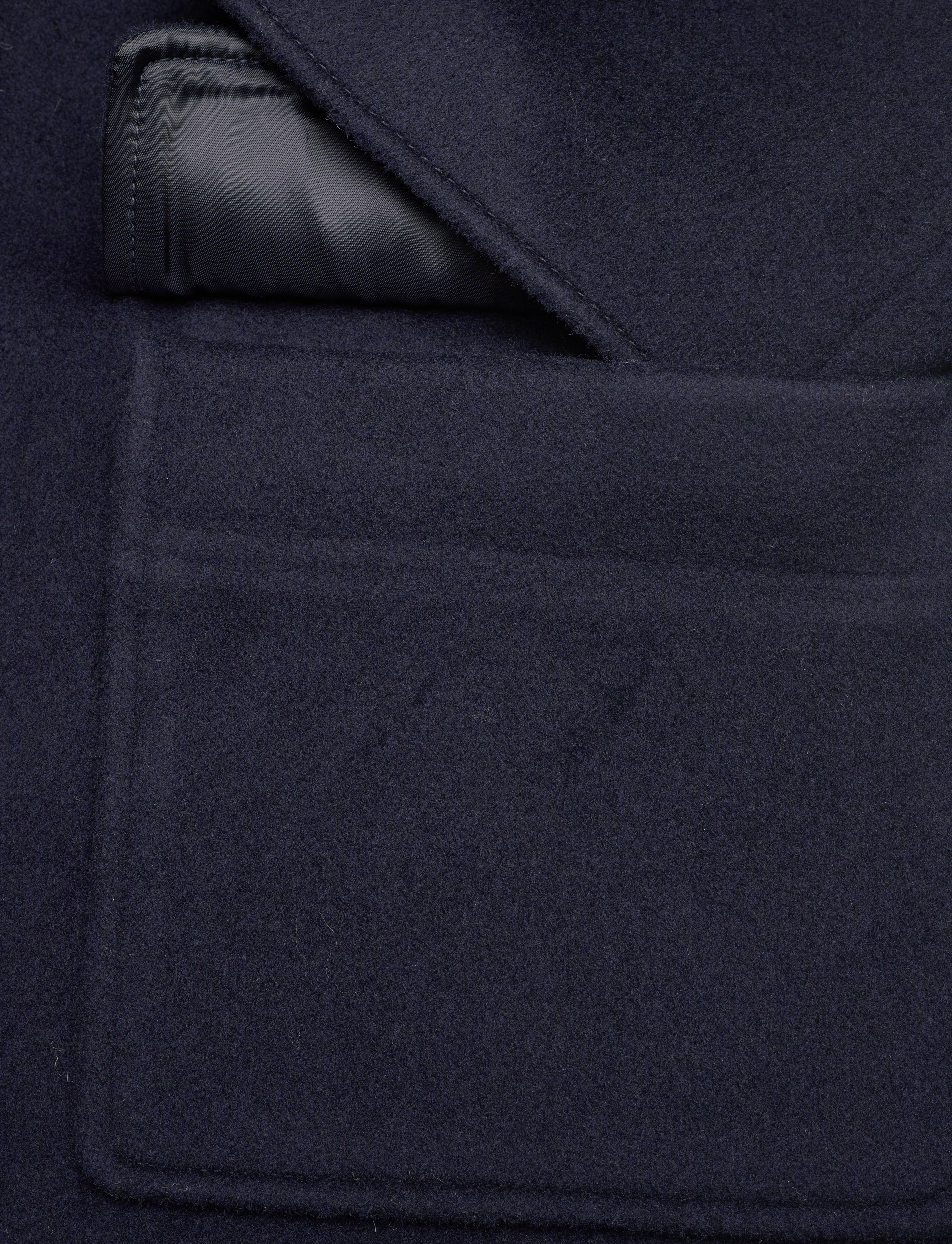 GANT - CROPPED WOOL JACKET - evening blue - 4