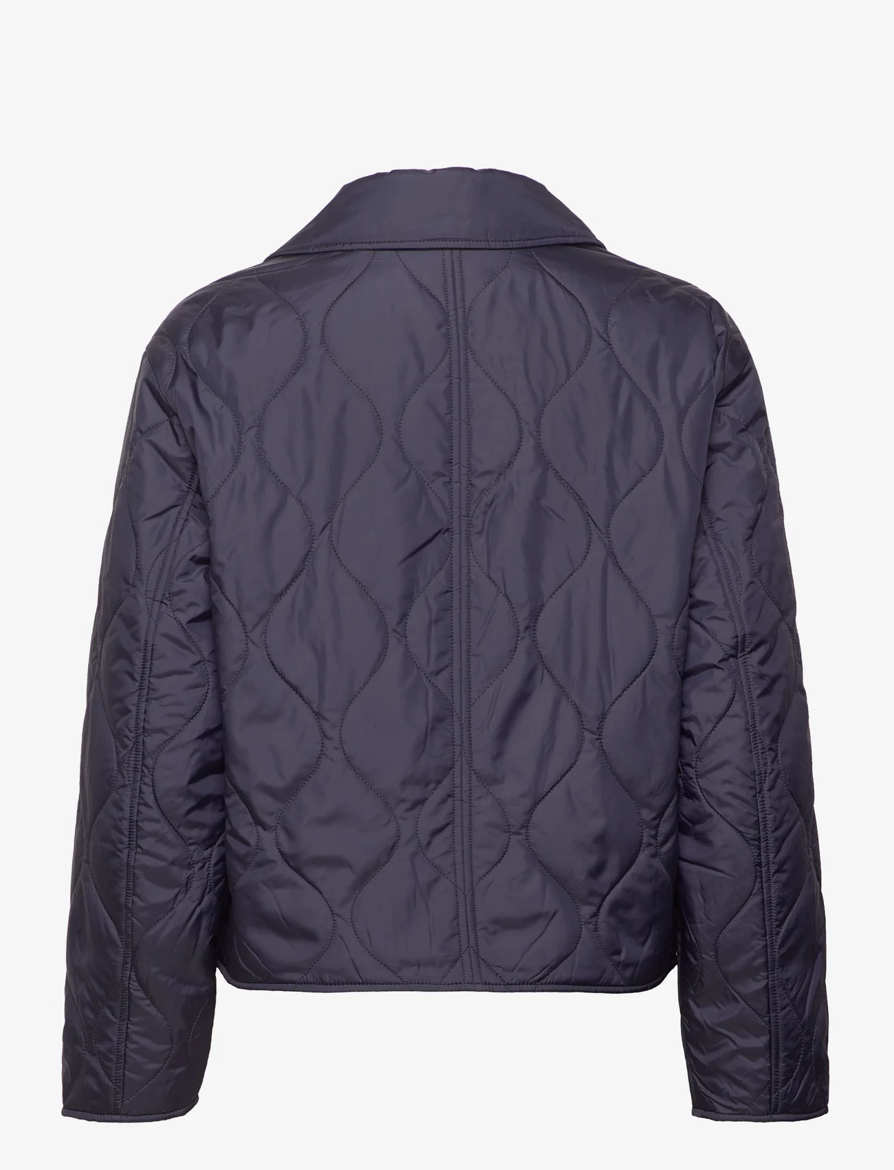 GANT - QUILTED COLLARED JACKET - quilted jackets - evening blue - 1