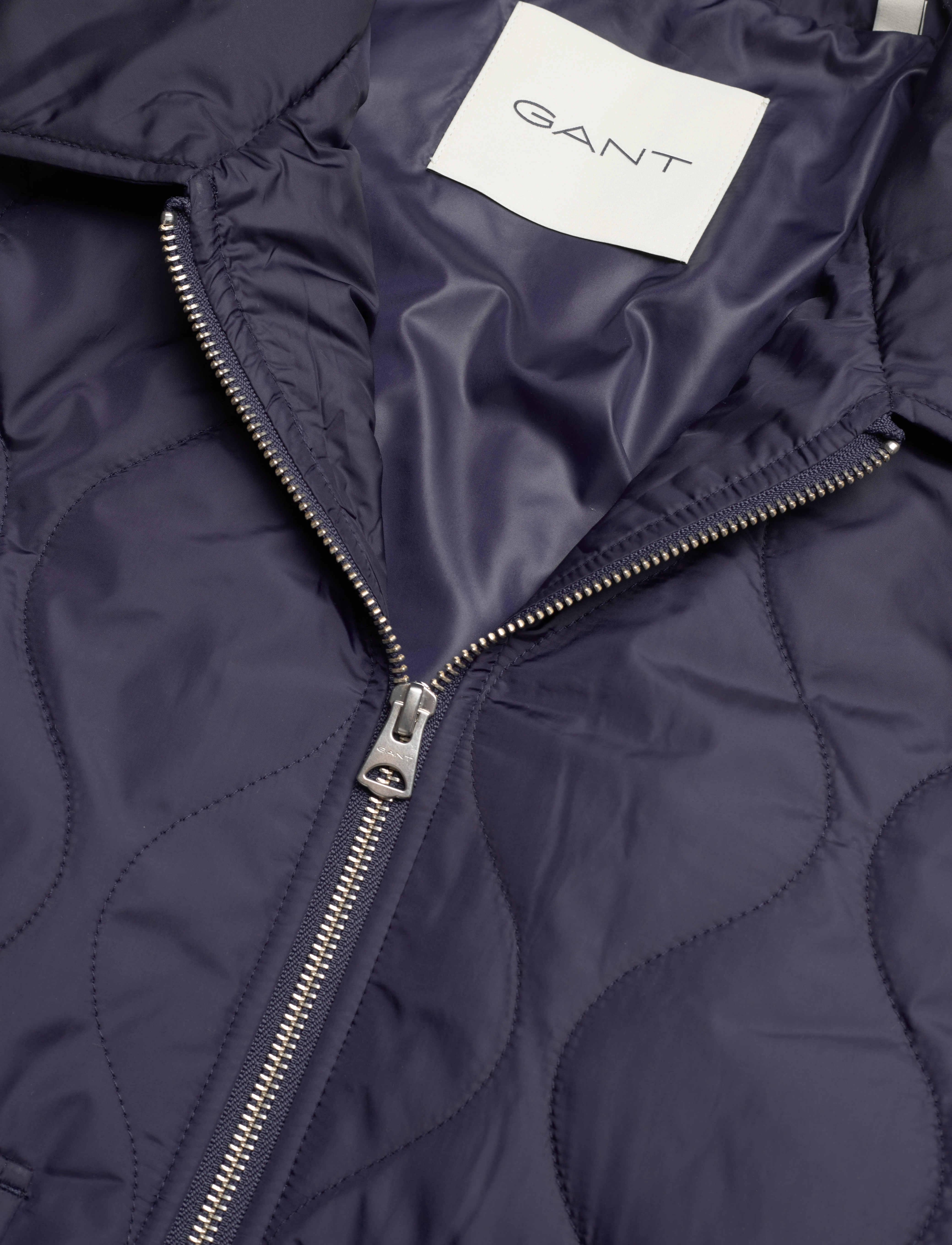 GANT - QUILTED COLLARED JACKET - evening blue - 2