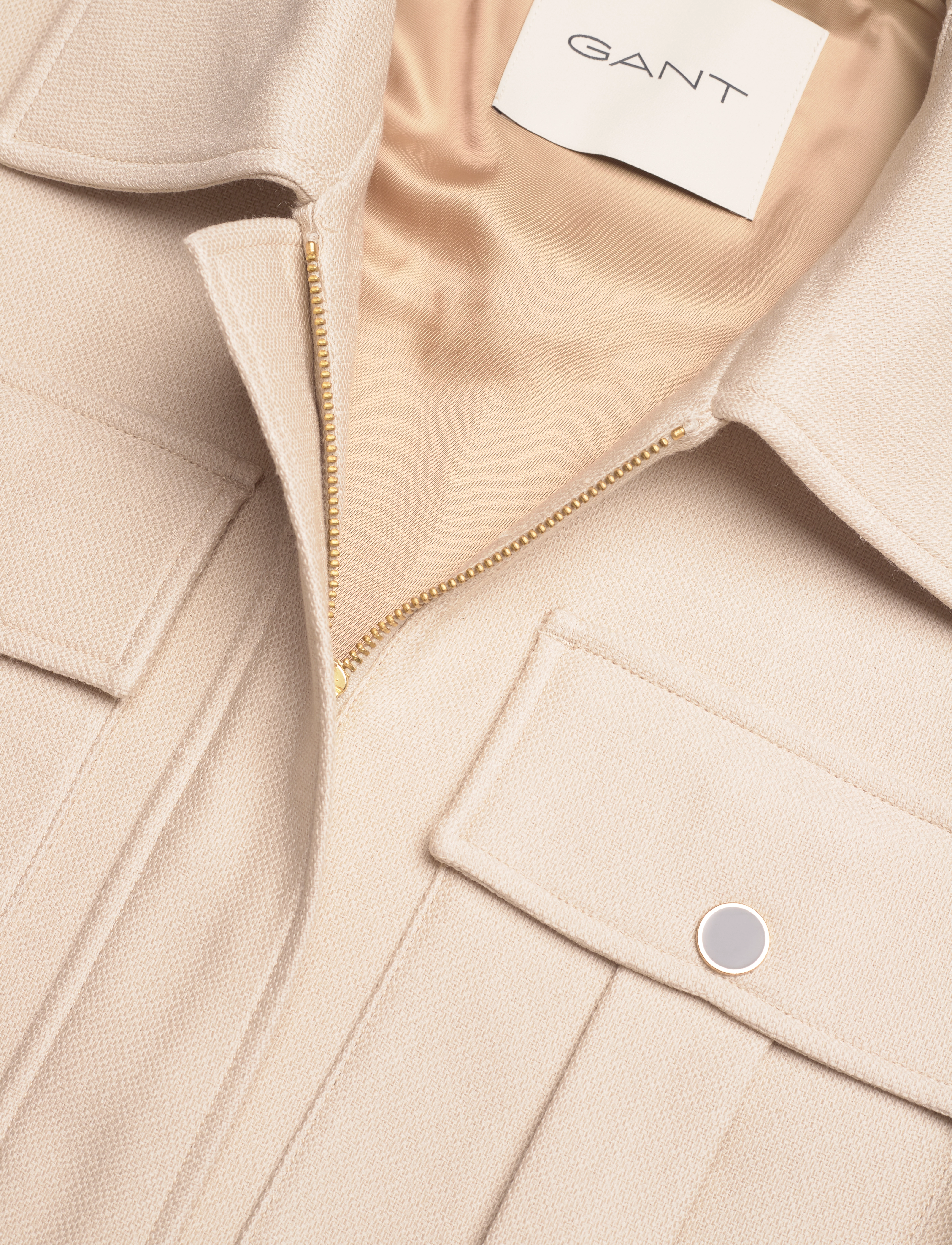GANT - TEXTURED JACKET - soft oat - 2
