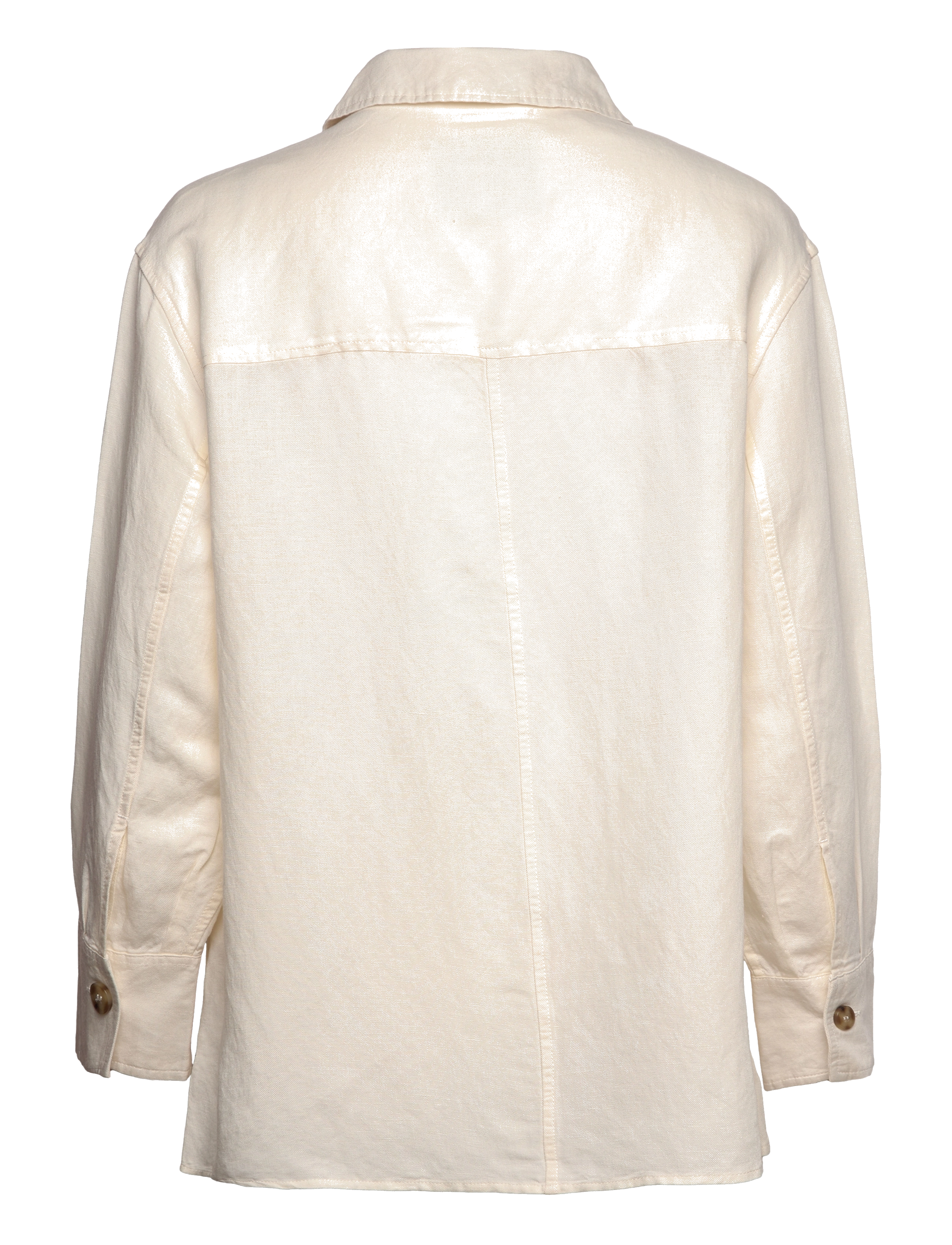 Gant - REL LINEN BLEND OVERSHIRT - kvinder - eggshell - 1