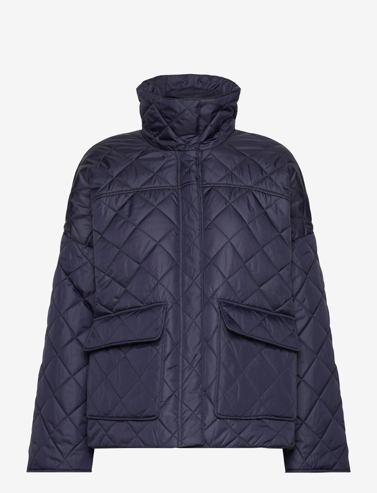 GANT - QUILTED JACKET - frühlingsjacken - evening blue - 0