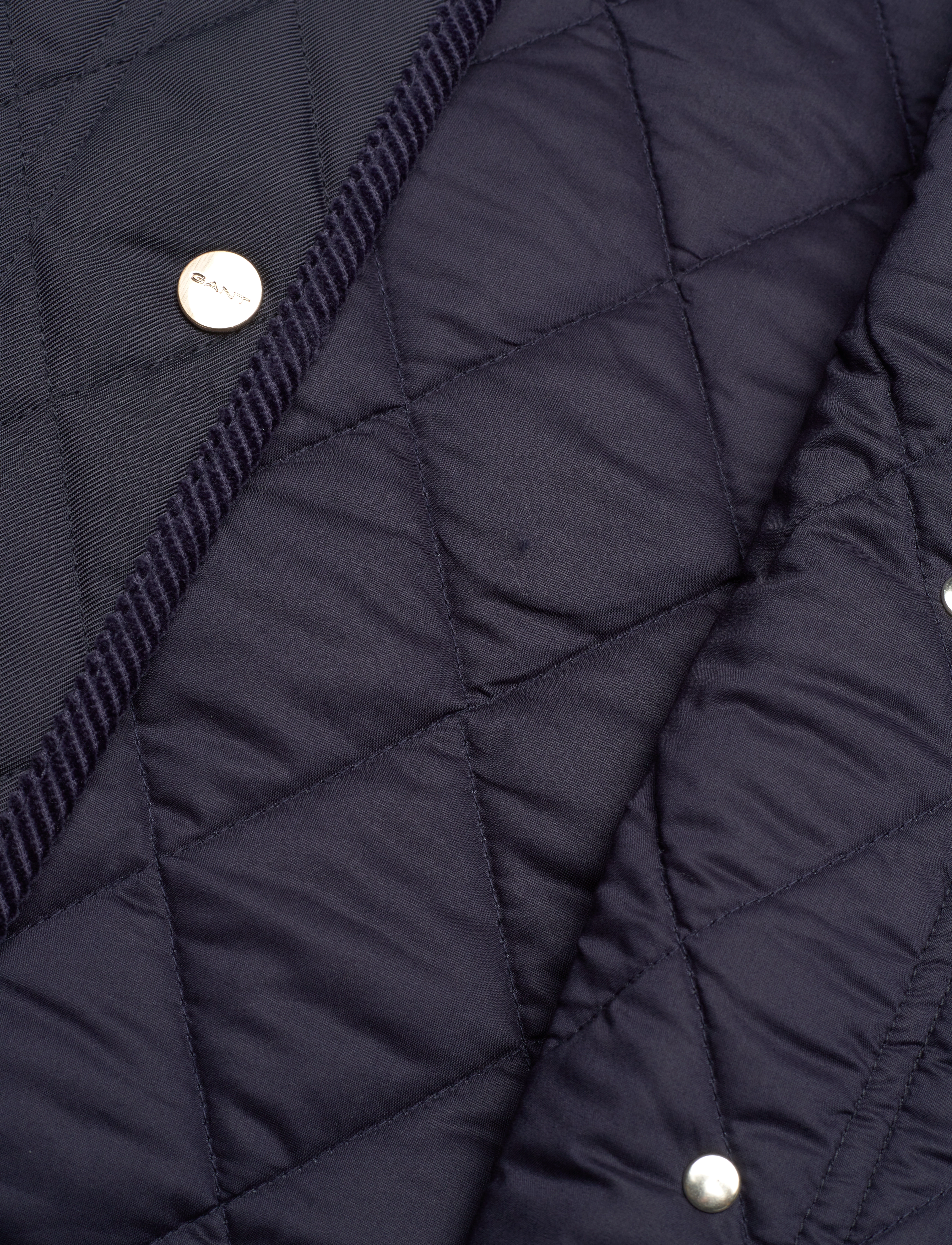 GANT - QUILTED CORD DETAILED JACKET - evening blue - 4