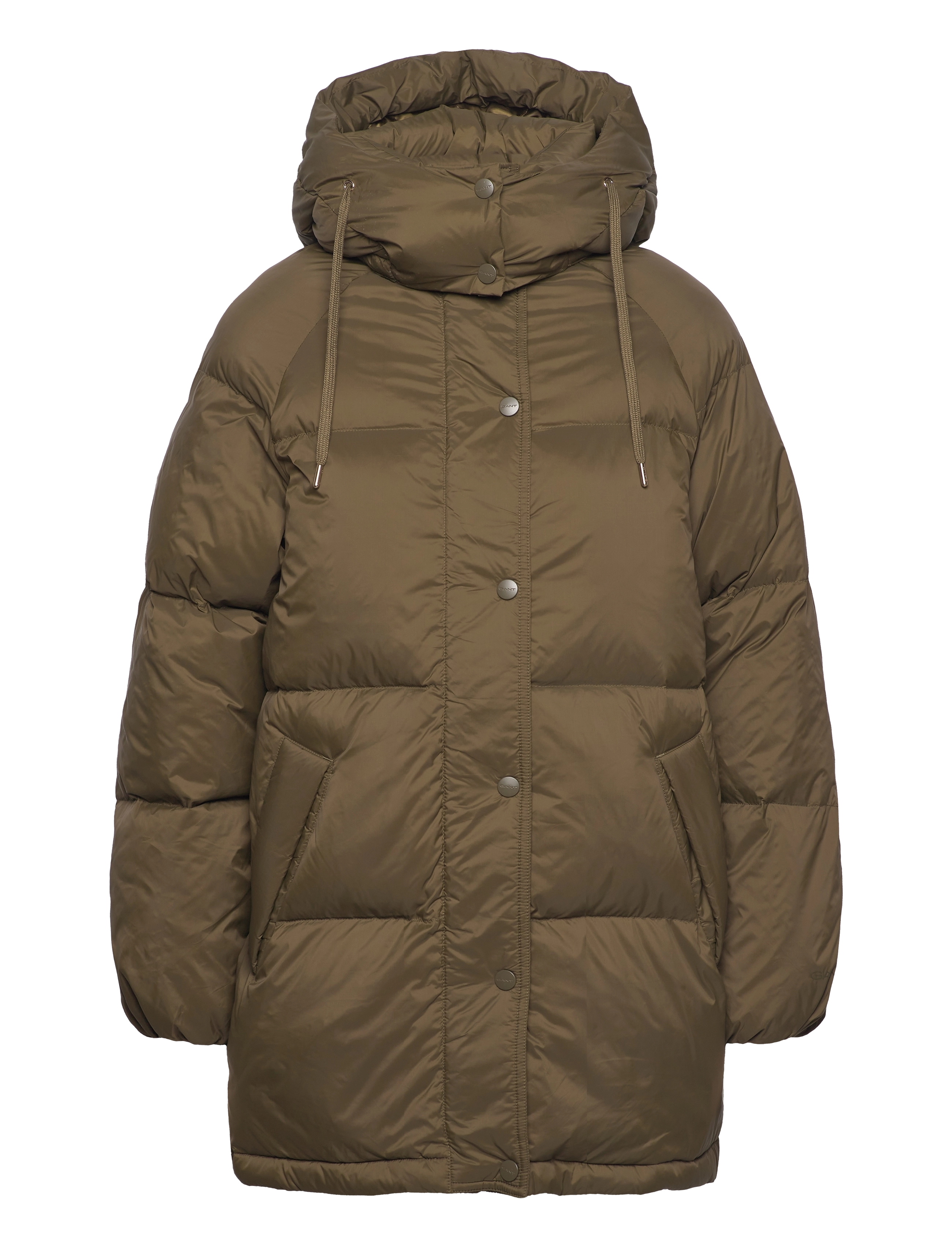 Gant - MID LENGTH DOWN JACKET - dark cactus - 1