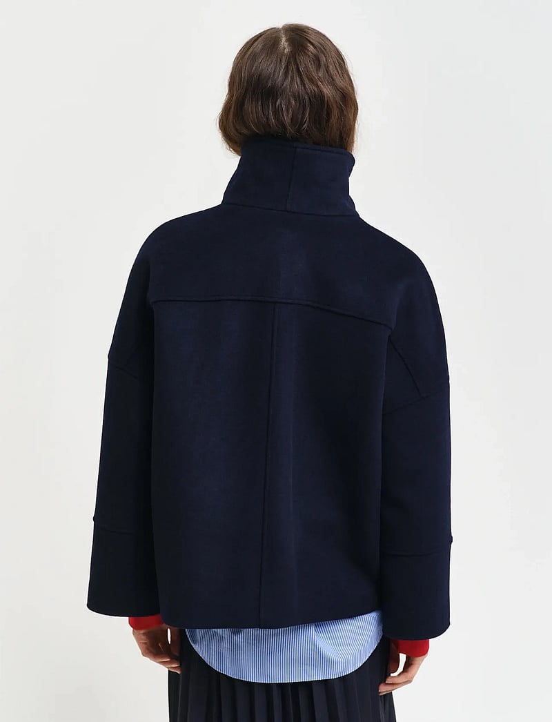 GANT - CROPPED WOOL JACKET - jacken - evening blue - 3