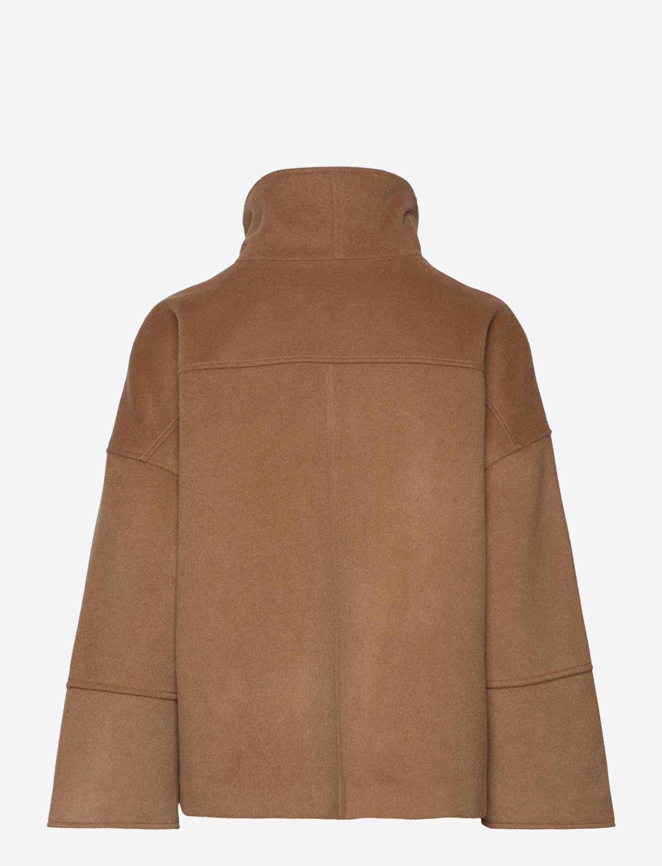 GANT - CROPPED WOOL JACKET - uldjakker - warm khaki - 2