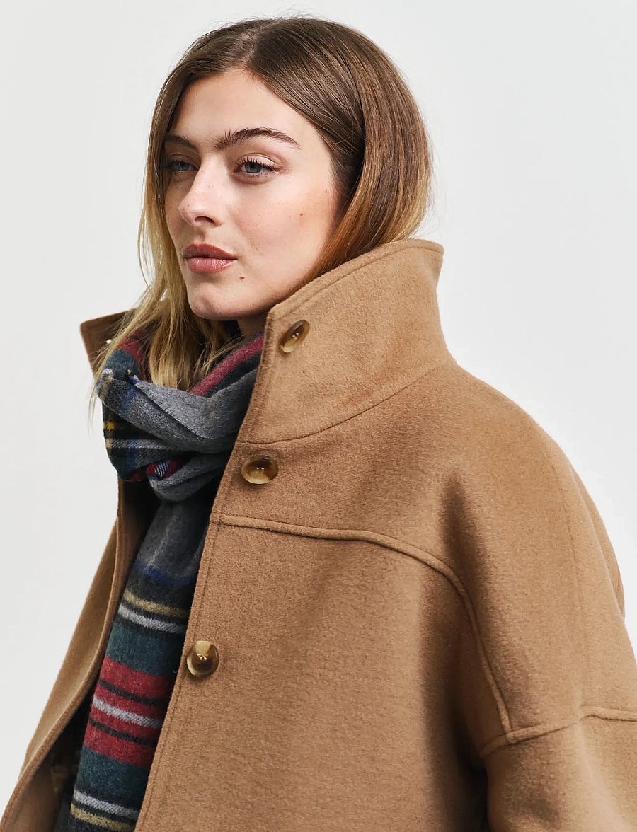 Gant - CROPPED WOOL JACKET - wolljacken - warm khaki - 5