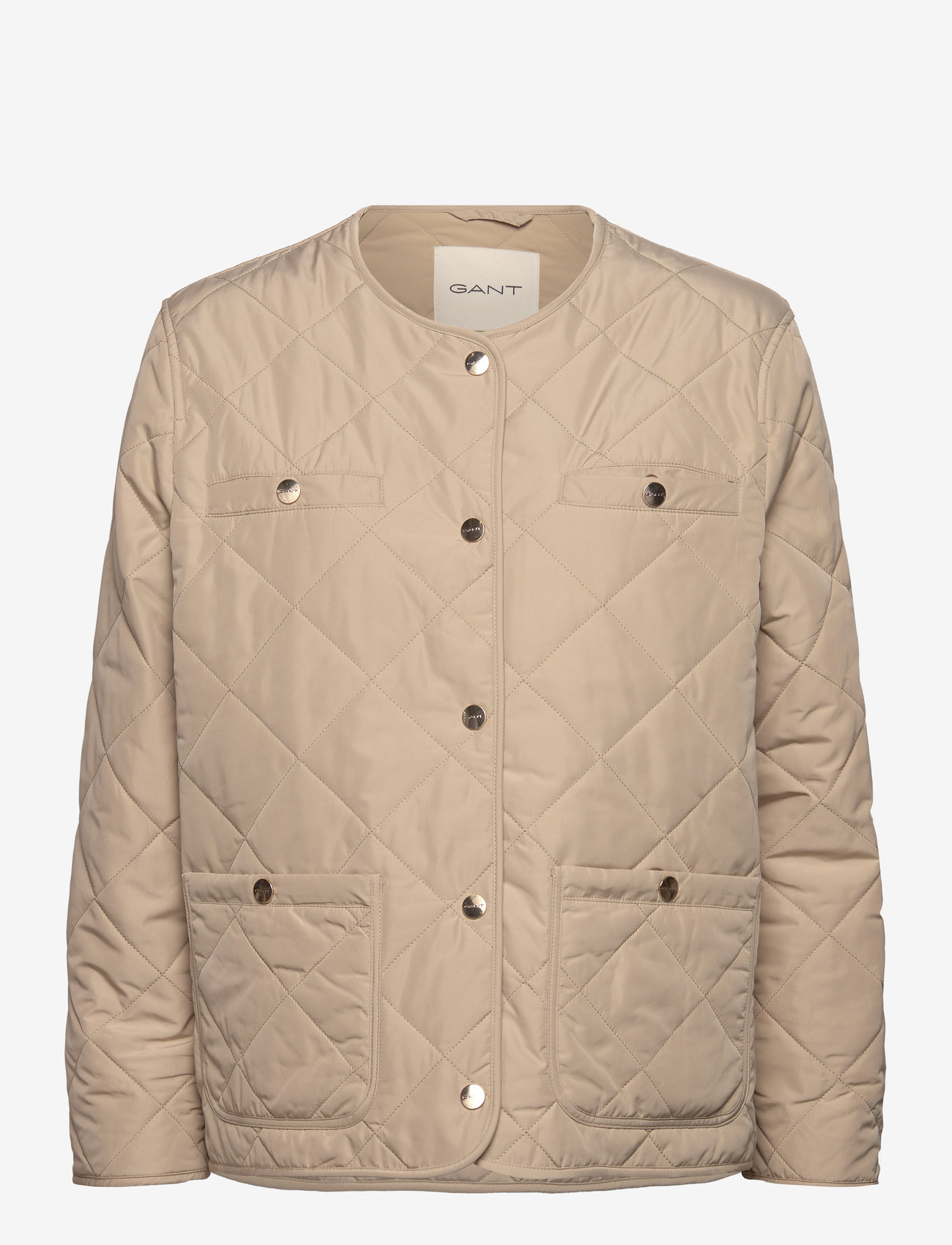 GANT - QUILTED JACKET - dry sand - 1
