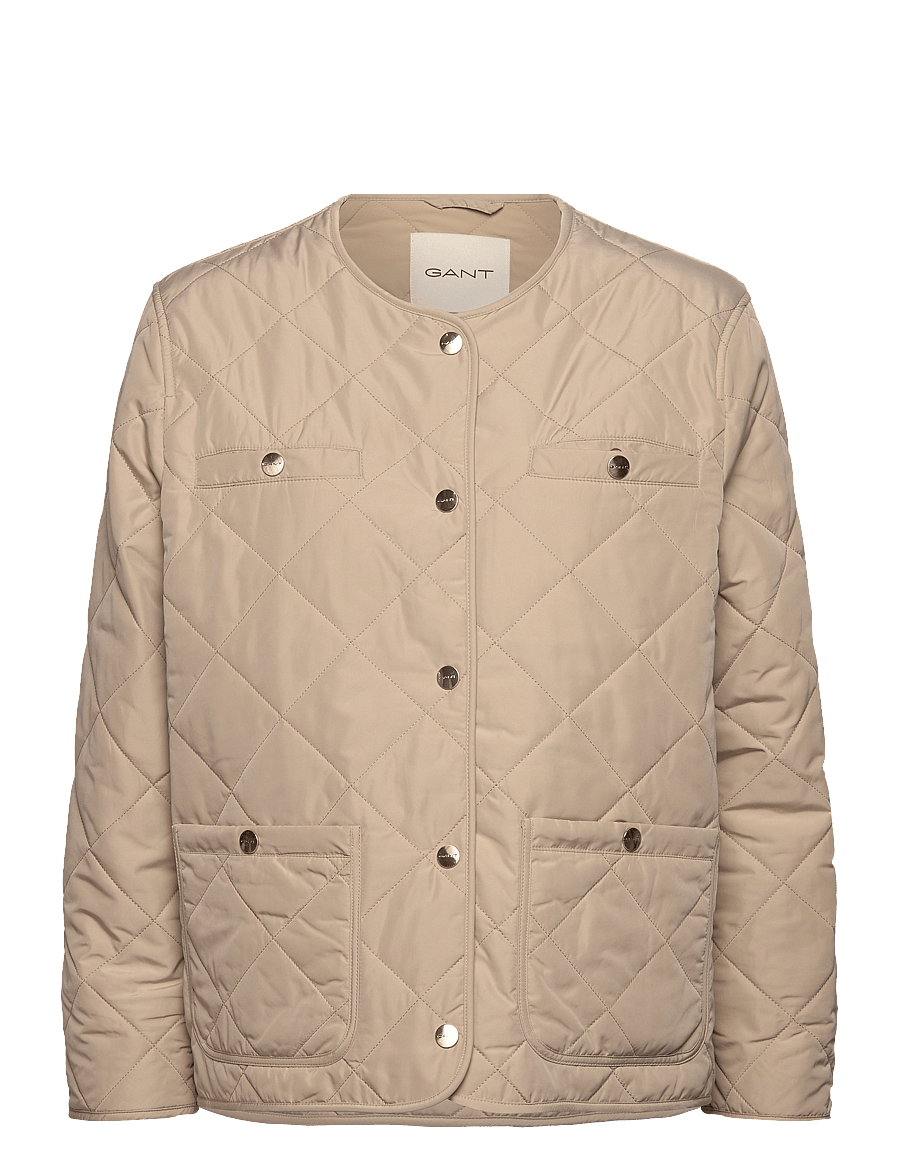 Gant - QUILTED JACKET - dry sand - 1