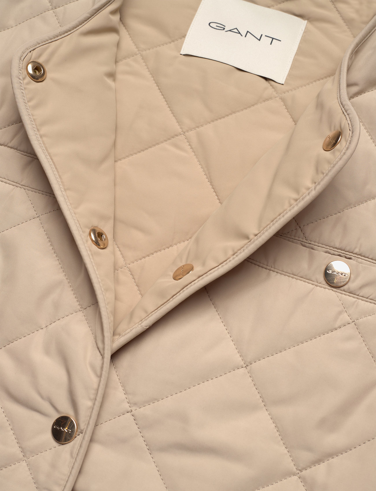 GANT - QUILTED JACKET - dry sand - 3